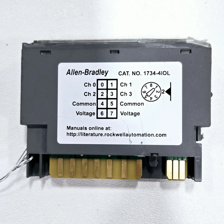 ALLEN BRADLEY 1734-4IOL I/O MODULE USED - Image 3
