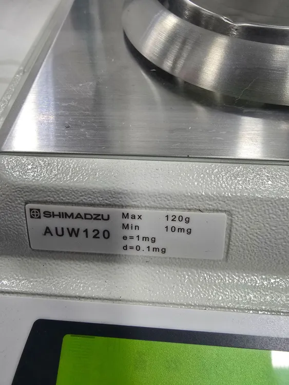 SHIMADZU AUW120 ANALYTICAL BALANCE SCALE 120G CAPACITY USED - Image 3