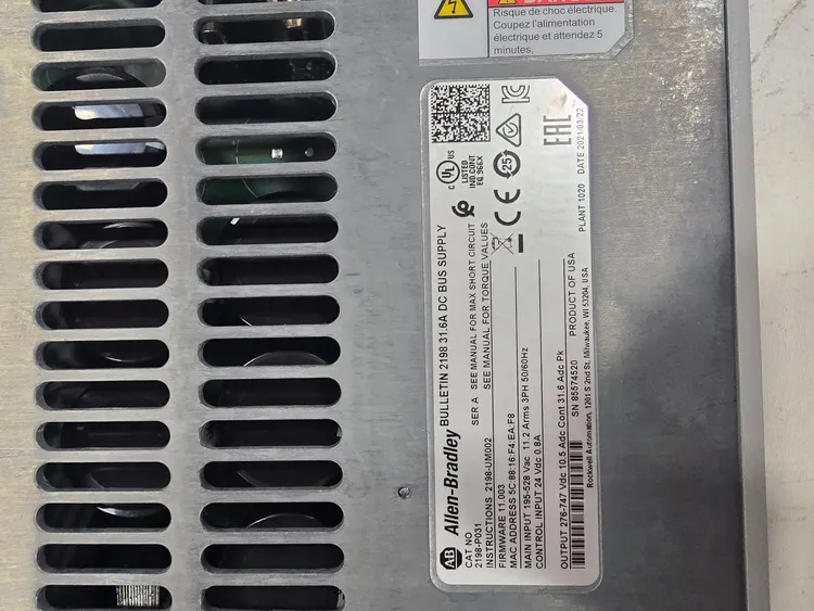 ALLEN BRADLEY 2198-P031 PARTS ONLY - Image 3