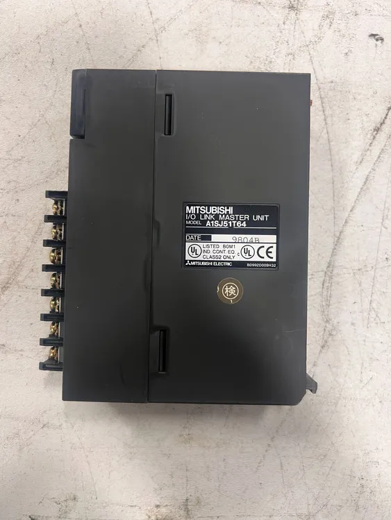 MITSUBISHI A1SJ51T64 PROGRAMMABLE LOGIC CONTROLLER  MODULE USED - Image 4