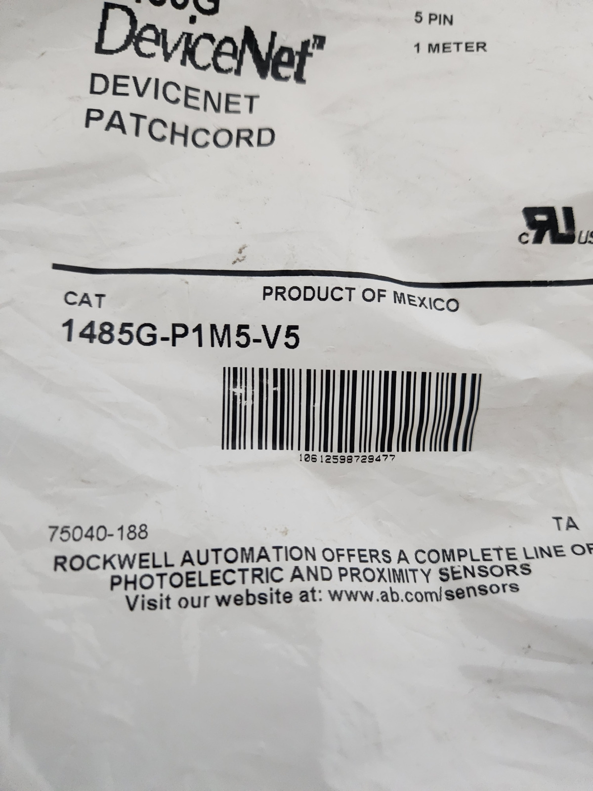 ALLEN BRADLEY 1485G-P1M5-V5 NIB 2