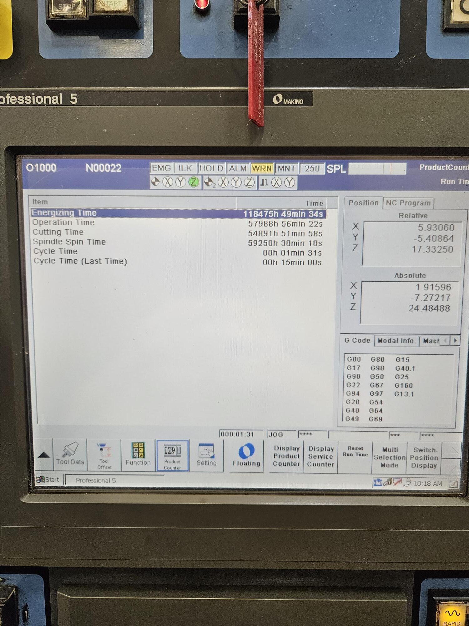 2004 Makino V77 CNC Vertical Machining Center 2