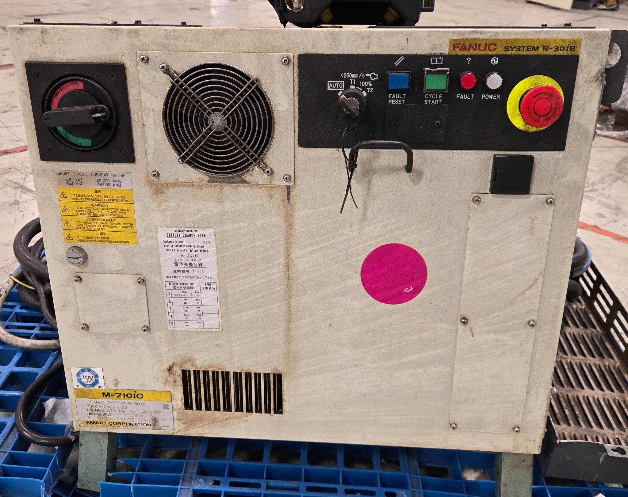 FANUC M-710IC-50 ROBOT / R-30IB CONTROLLER A05B-2255-C102 PENDANT 2016 USED 4