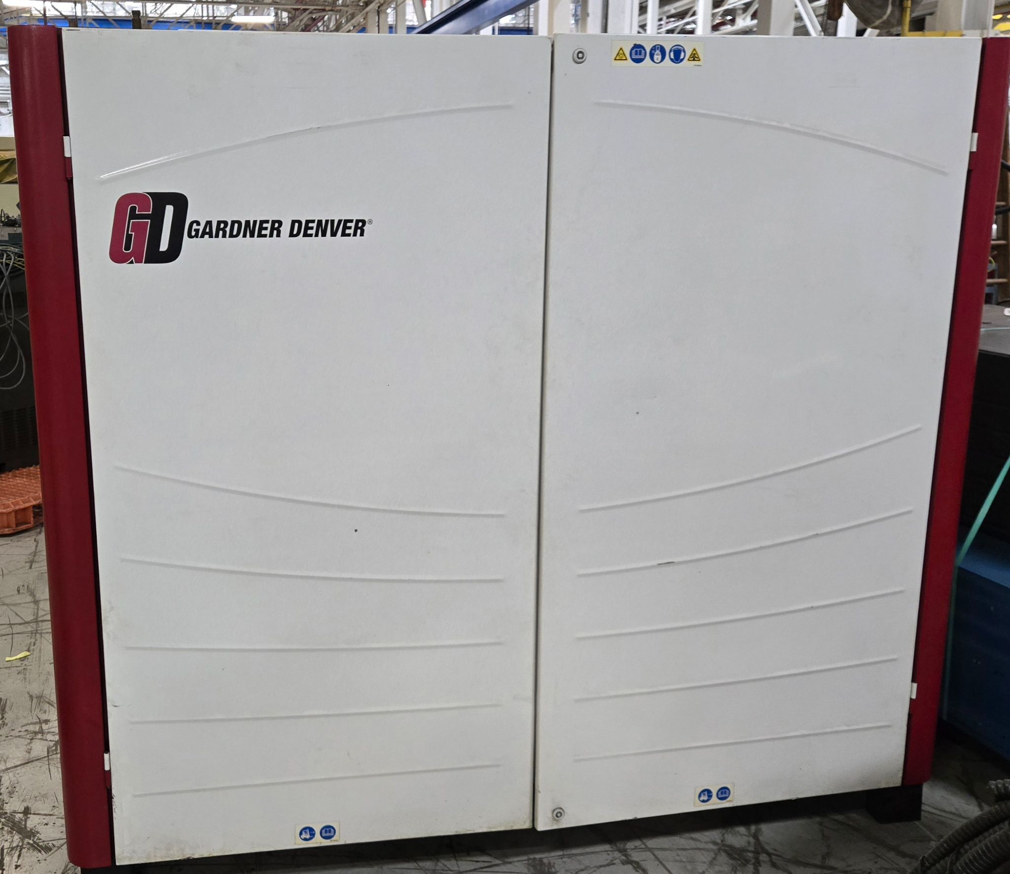 GARDNER DENVER VS45-70A OIL FREE ROTARY SCREW AIR 100 PSIG COMPRESSOR USED 2