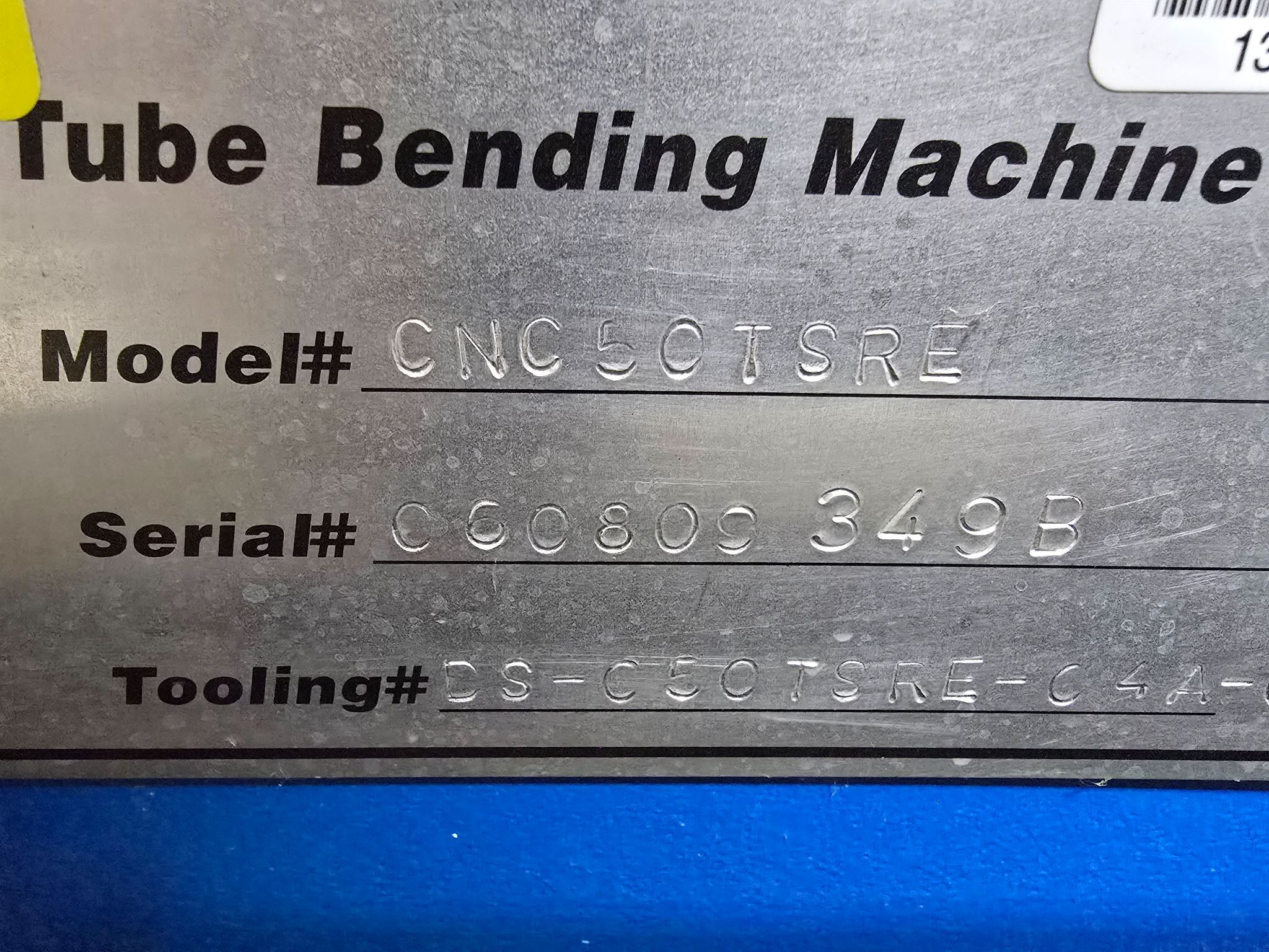 HORN HMT CNC 50TSRE TUBE BENDER USED 8