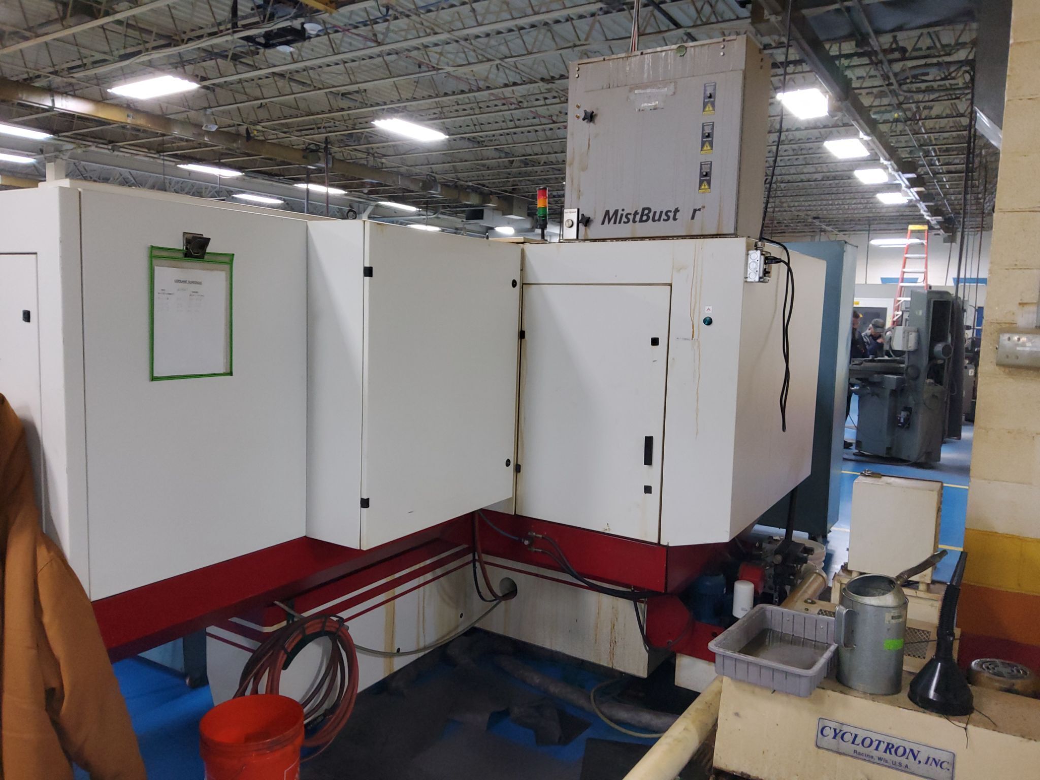 1995 STUDER S40 m-1500 CNC GRINDER W/ MISTBUSTER, CYCLOTRON FILTER 5