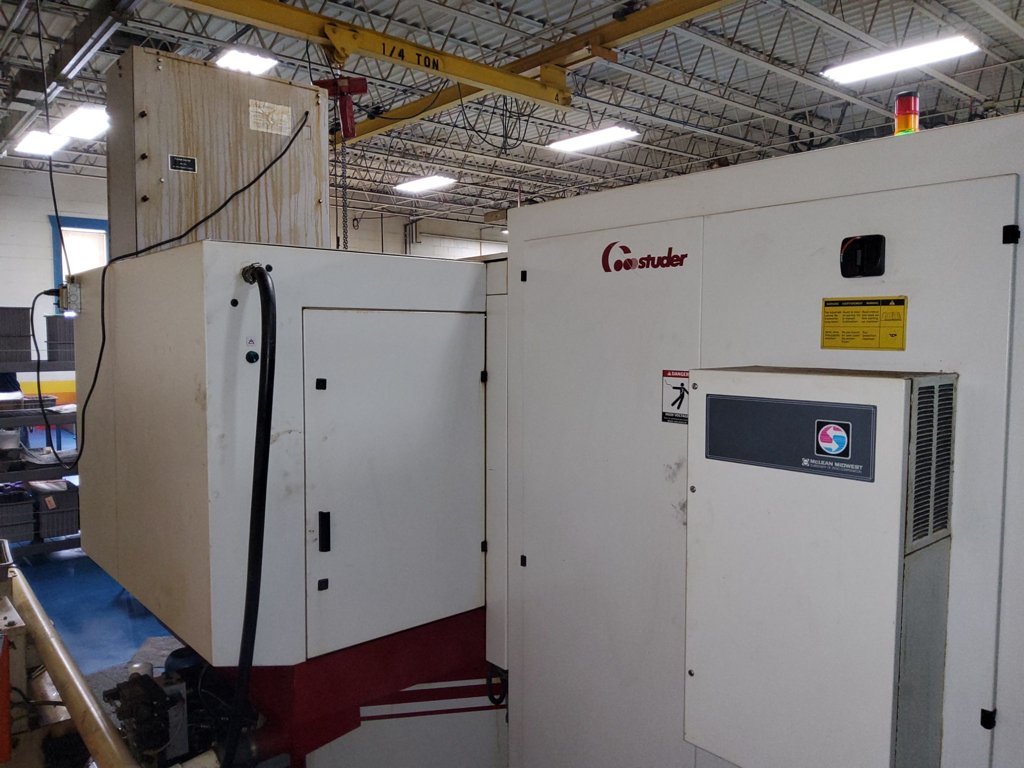 1995 STUDER S40 m-1500 CNC GRINDER W/ MISTBUSTER, CYCLOTRON FILTER 10
