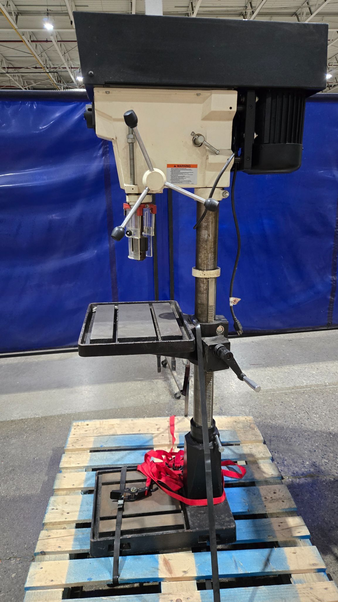 JET J-A5816 DRILL PRESS 15 VARIABLE SPEED 110V USED 0