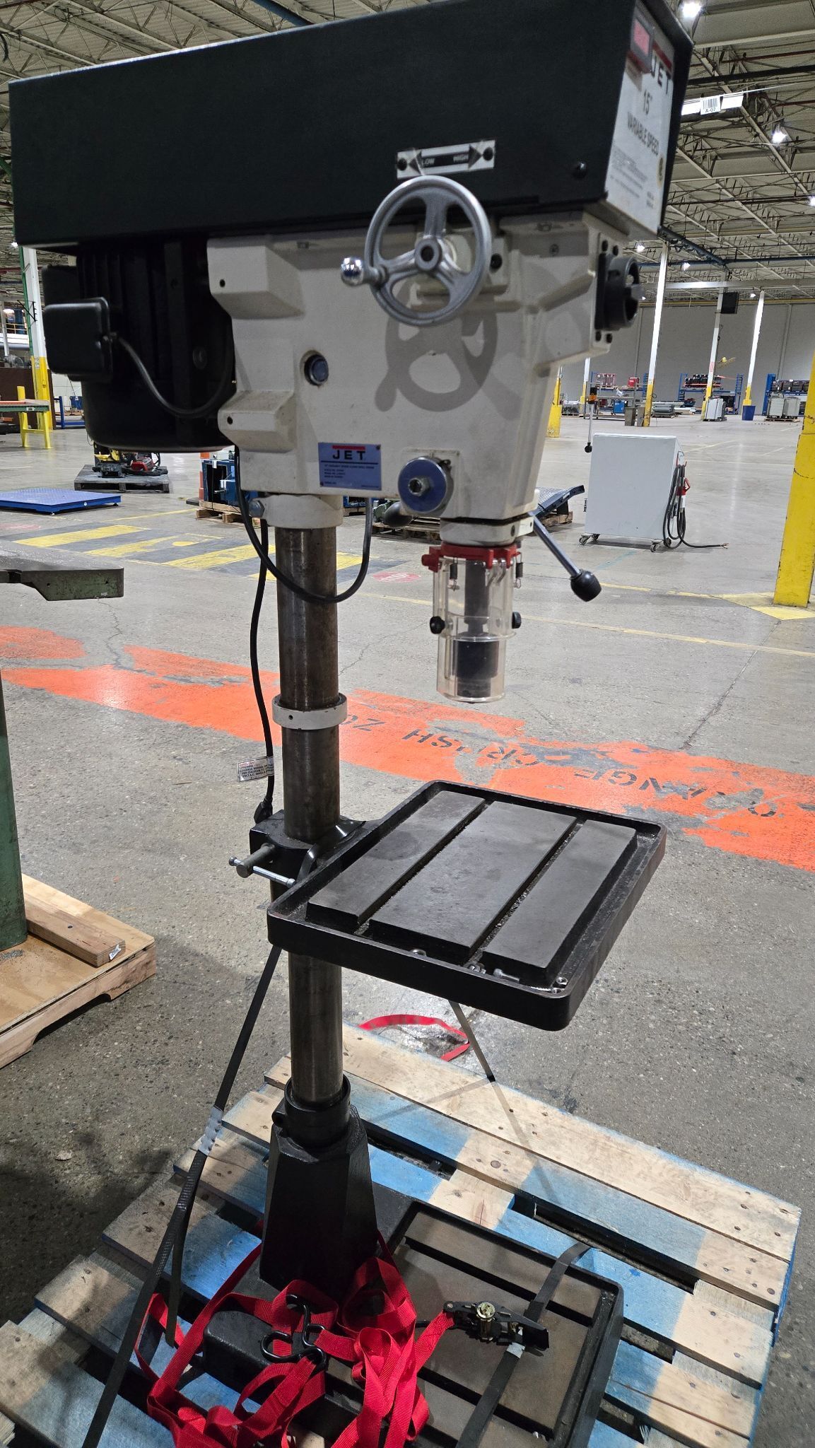 JET J-A5816 DRILL PRESS 15 VARIABLE SPEED 110V USED 2