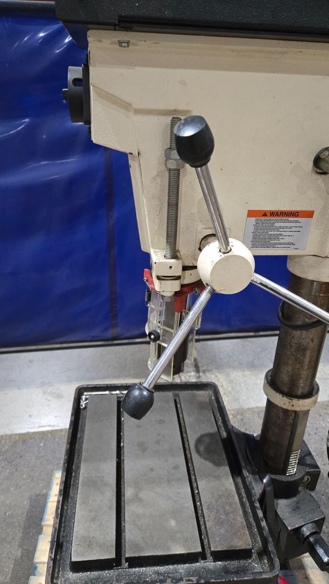 JET J-A5816 DRILL PRESS 15 VARIABLE SPEED 110V USED 3