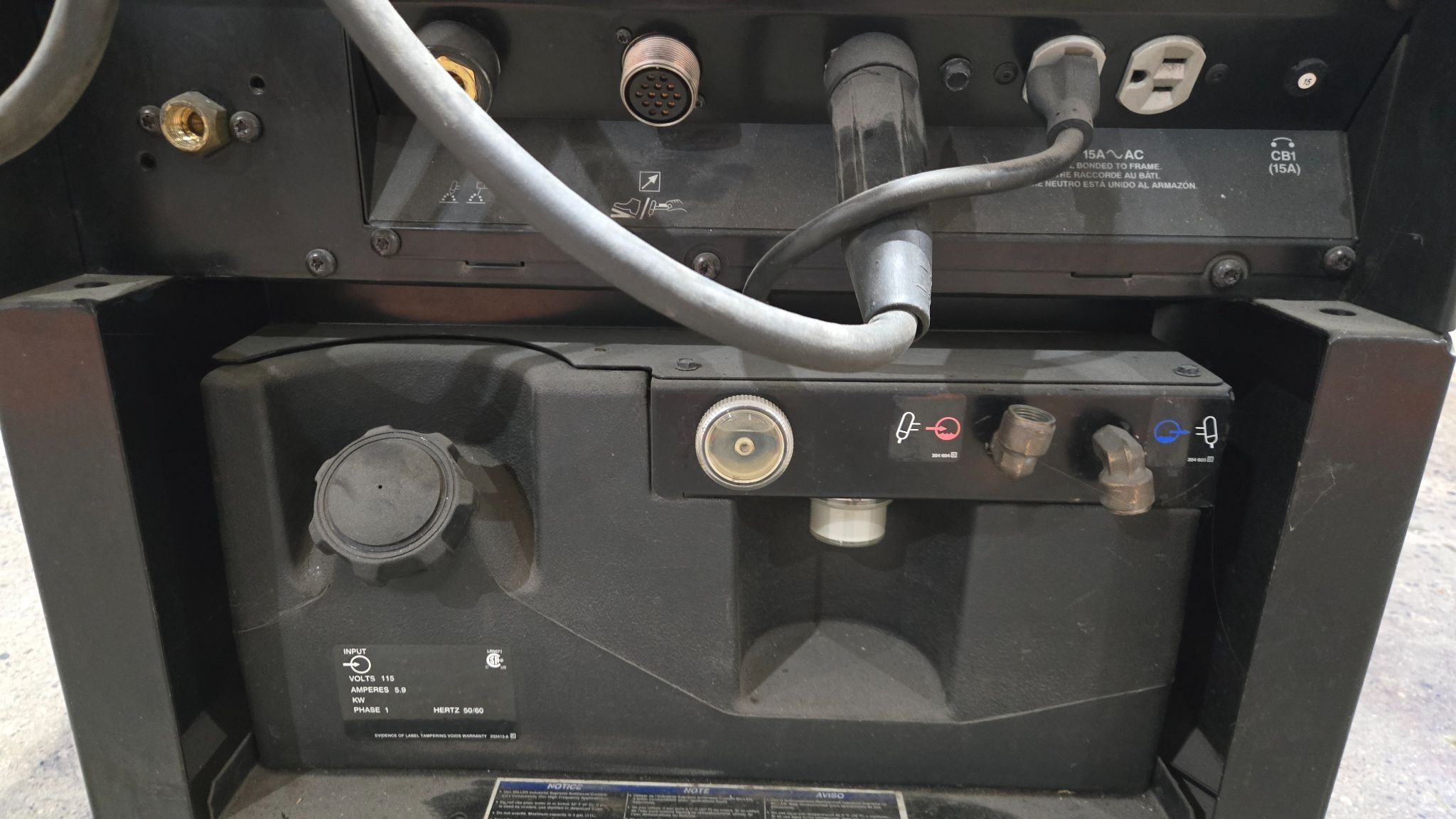 MILLER SYNCROWAVE 350 LX TIG WELDER USED 7