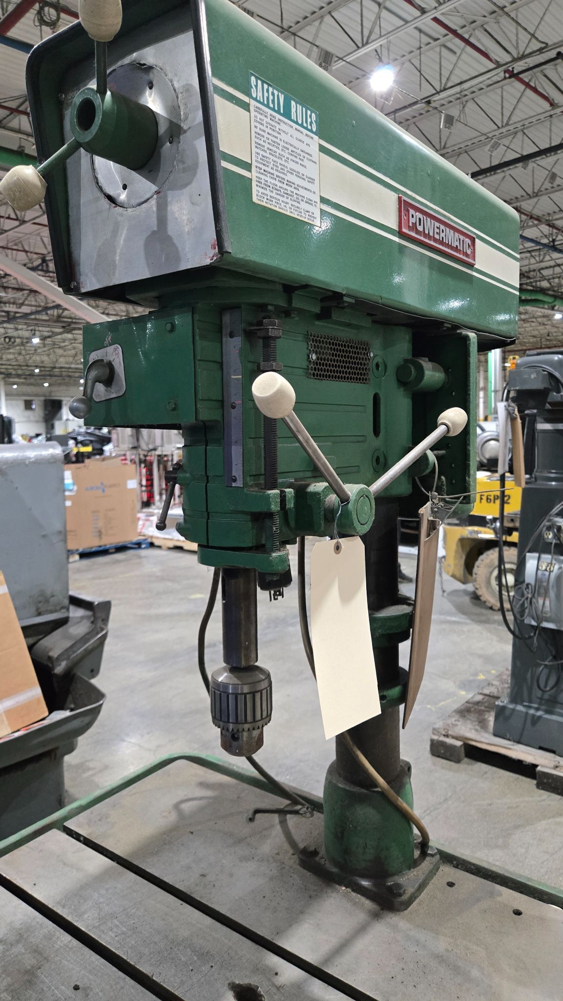 POWERMATIC 1200 DRILL PRESS USED 2
