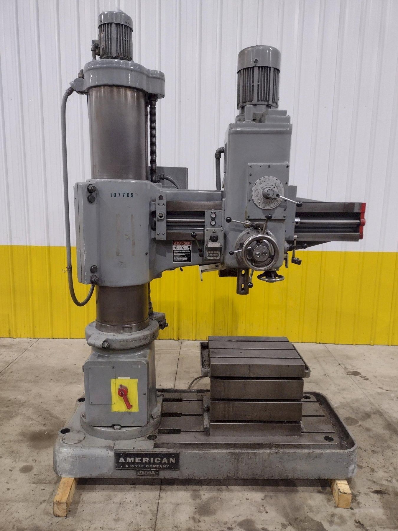 AMERICAN HMT MODEL #RD61 RADIAL ARM DRILL 0