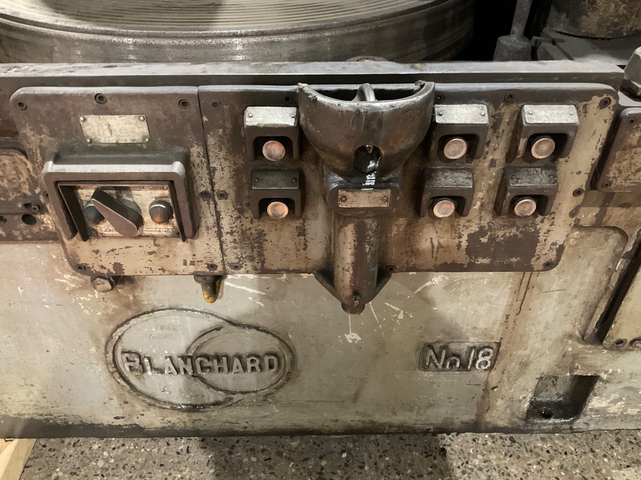 BLANCHARD NO18 ROTARY SURFACE GRINDER USED 2