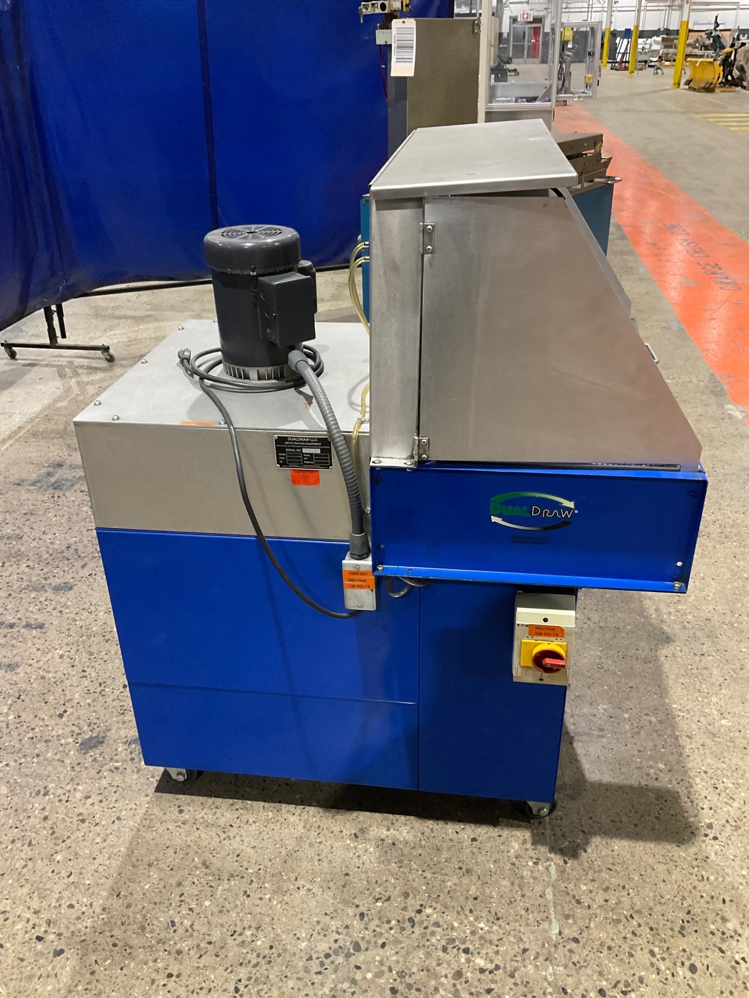 DUALDRAW PT2032-NS DOWNDRAFT TABLE USED 5