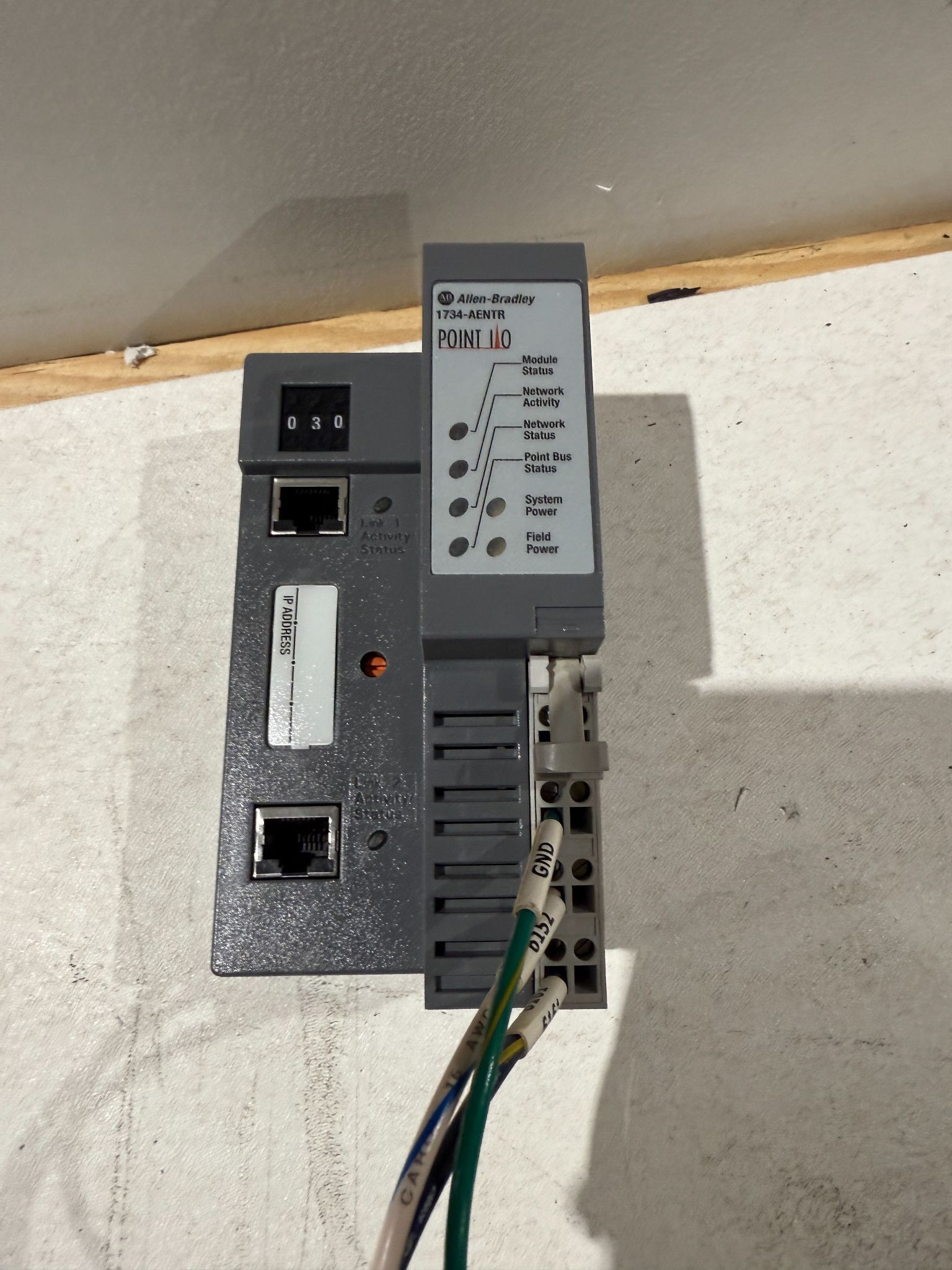 ALLEN BRADLEY 1734-AENTR I/O MODULE NEW NO BOX 0