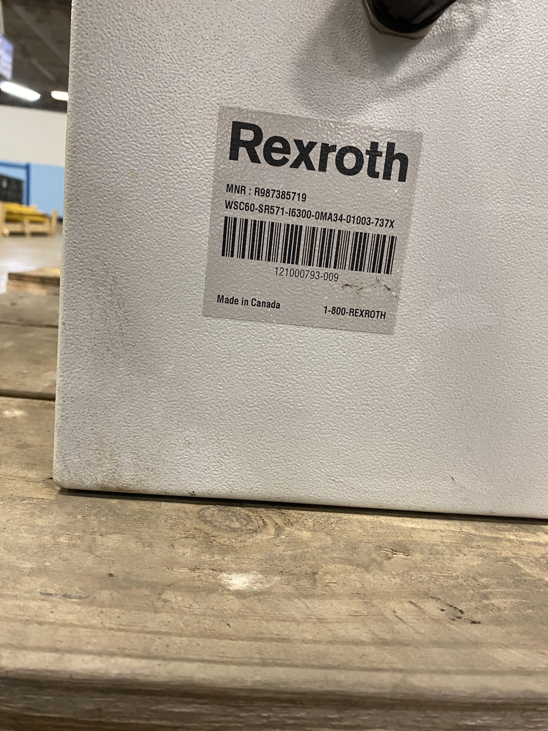 REXROTH WSC60-SR571-I6300-0MA34-01003-737X W/ PSI6000 WELDING CONTROLLER USED 0