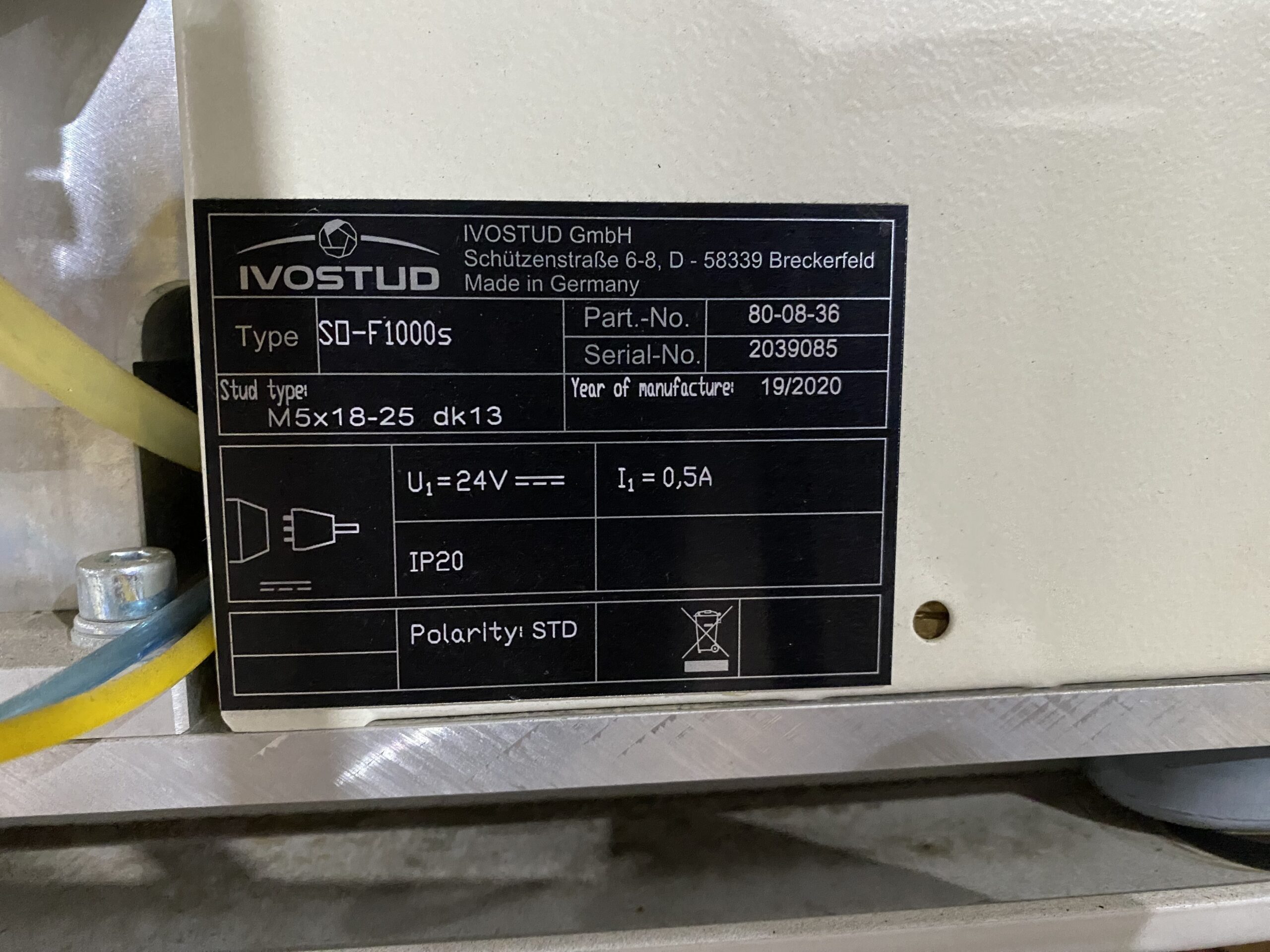ATLAS COPCO - K-FLOW Fastening System W/ IVOSTUD SO-F1000s M5-18-25 USED 10