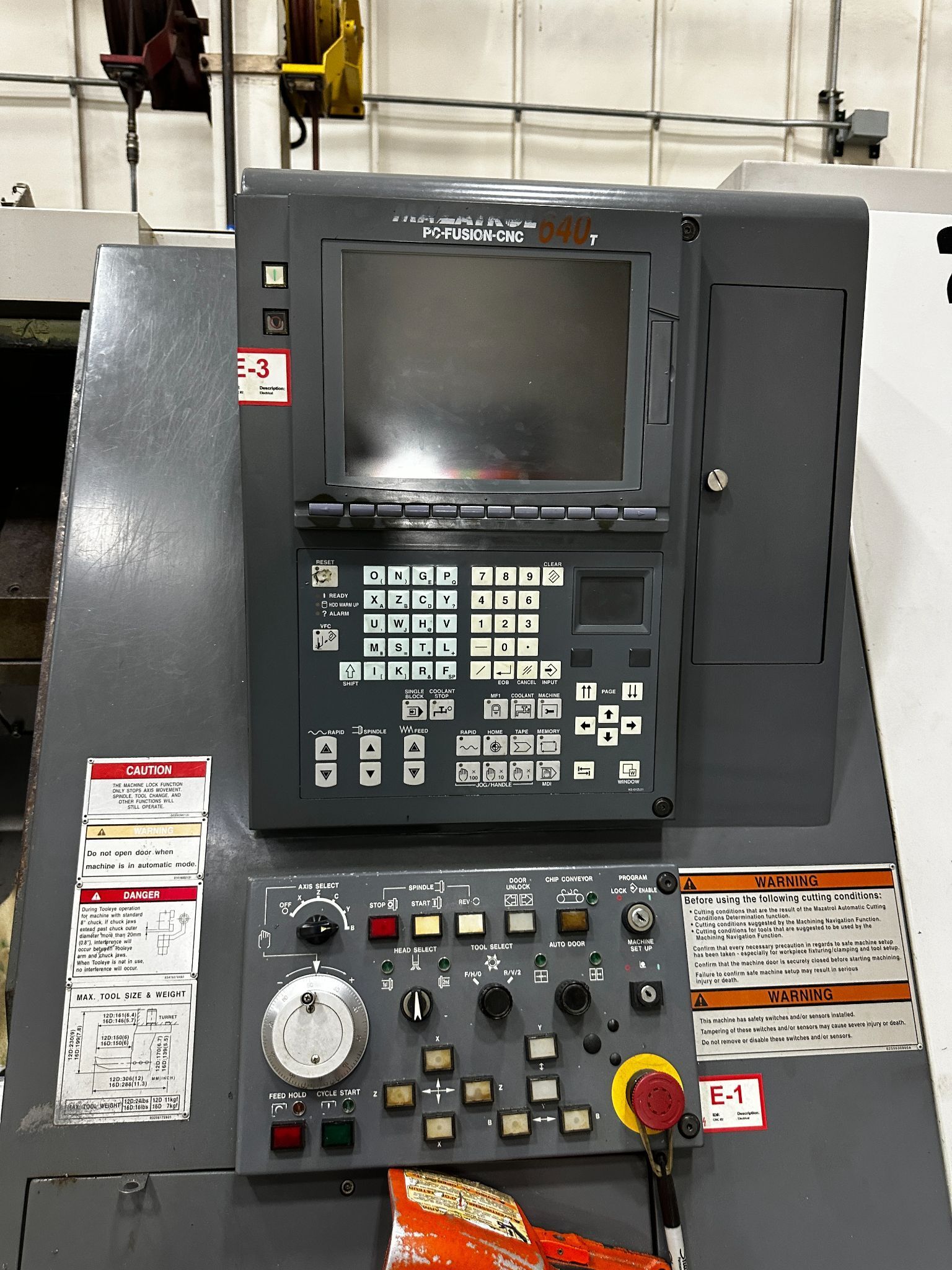 2000 Mazak SQT-200MSY CNC Lathe with Bar Feeder 10