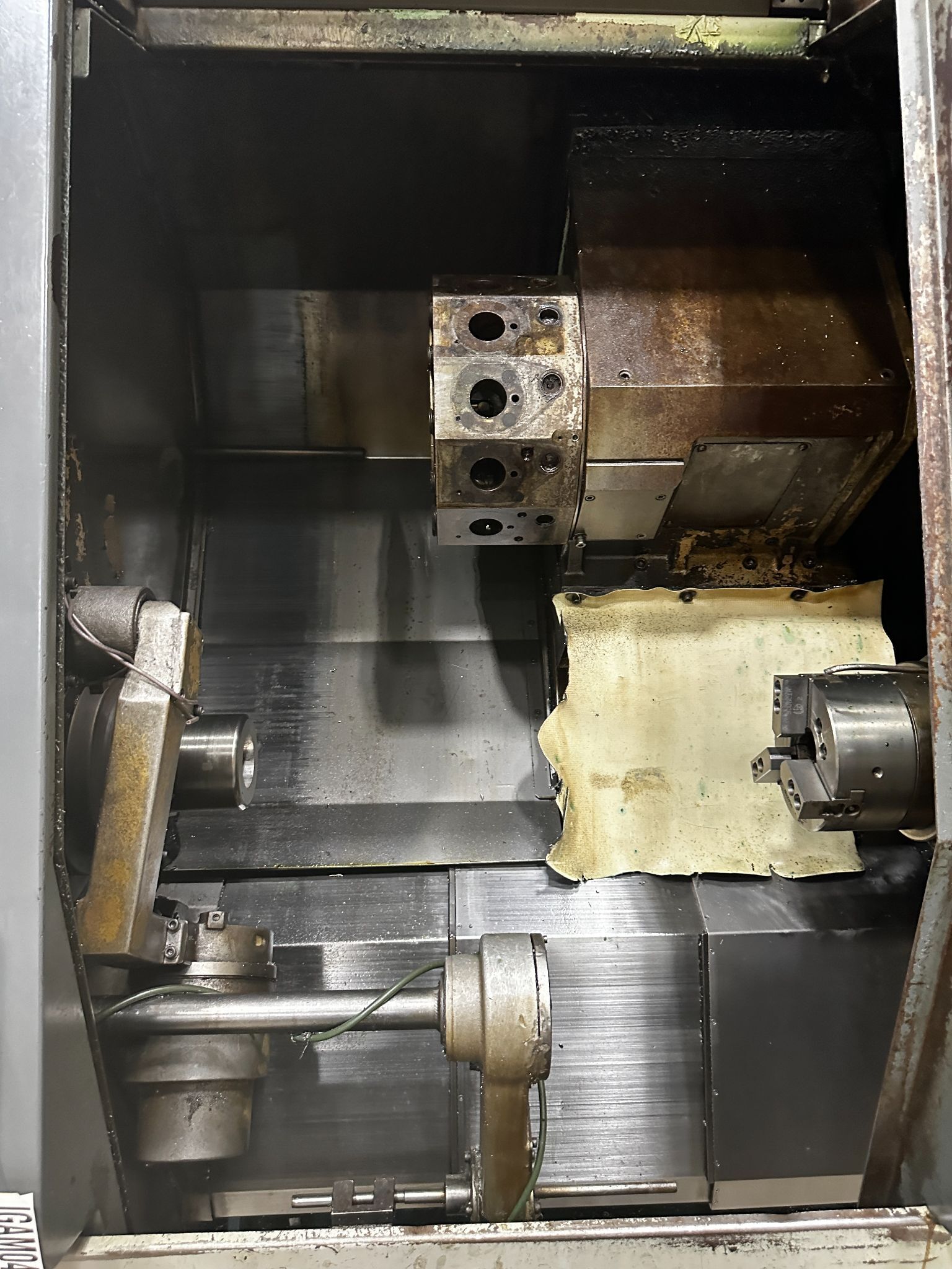 2000 Mazak SQT-200MSY CNC Lathe with Bar Feeder 3