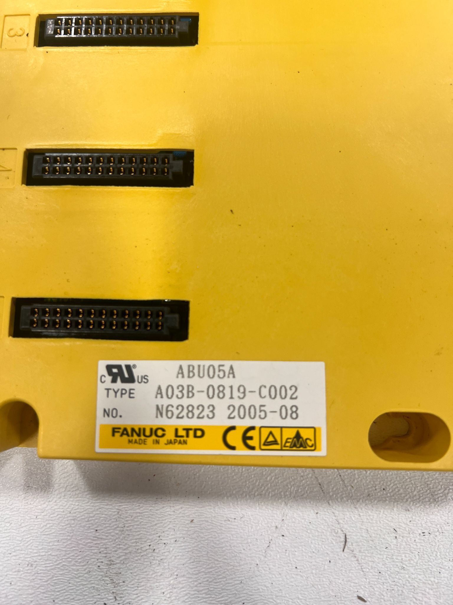 FANUC A03B-0819-C002 ABU05A 6 SLOT MODULE USED 2