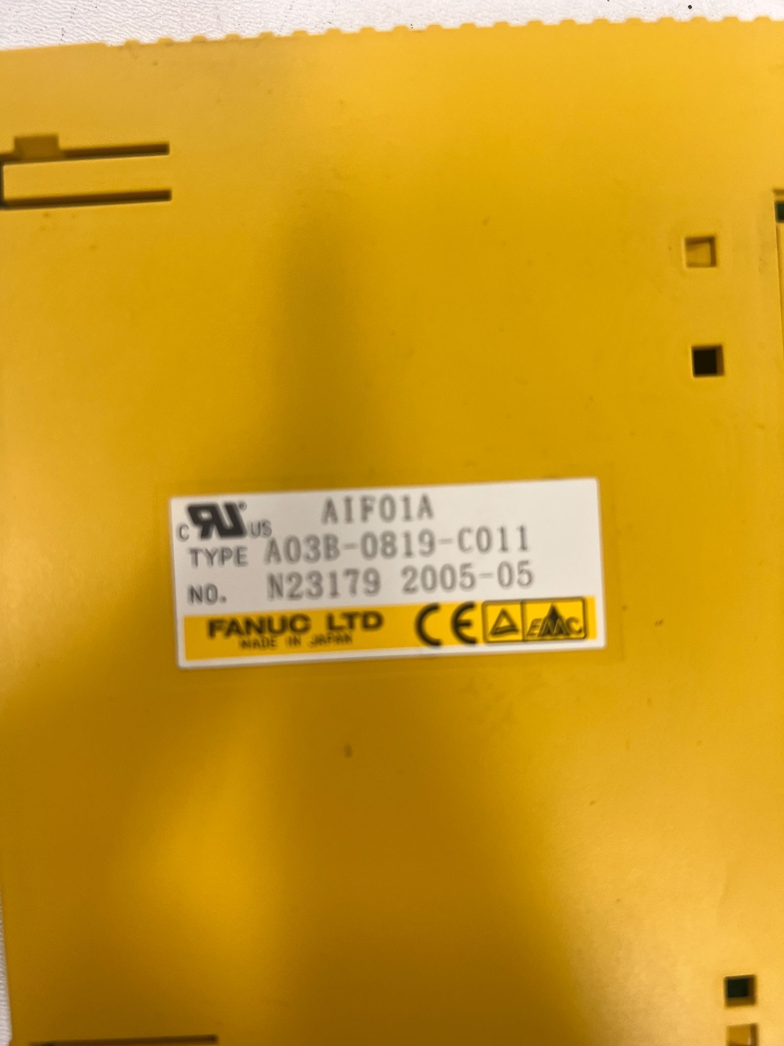 FANUC A03B-0819-C011 A1F01A INTERFACE MODULE USED 2