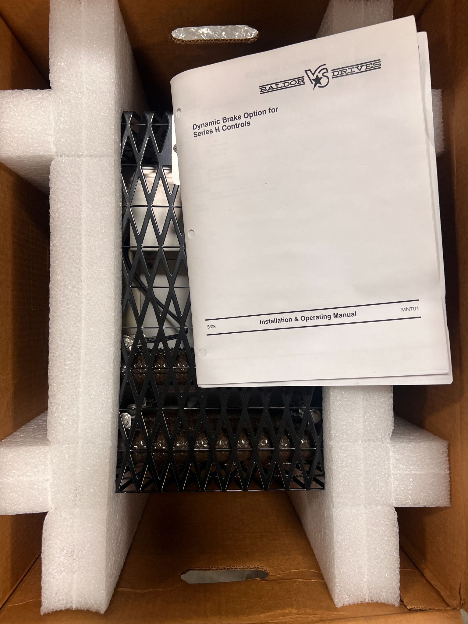 BALDOR RBA4-1820 BRAKE RESISTOR NEW WITH BOX 1