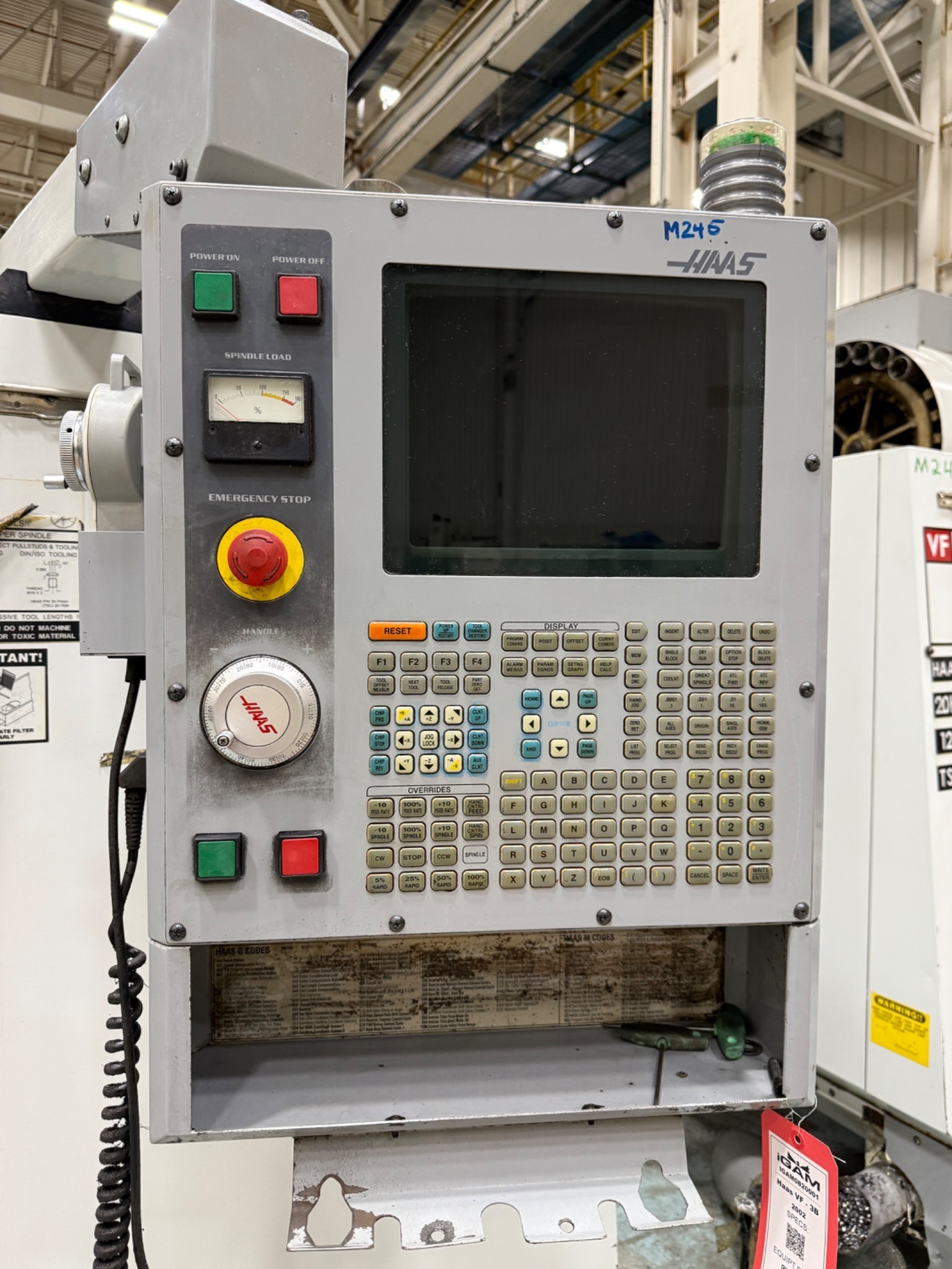 2002 HAAS VF-3B CNC VERTICAL MACHINING CENTER USED 1