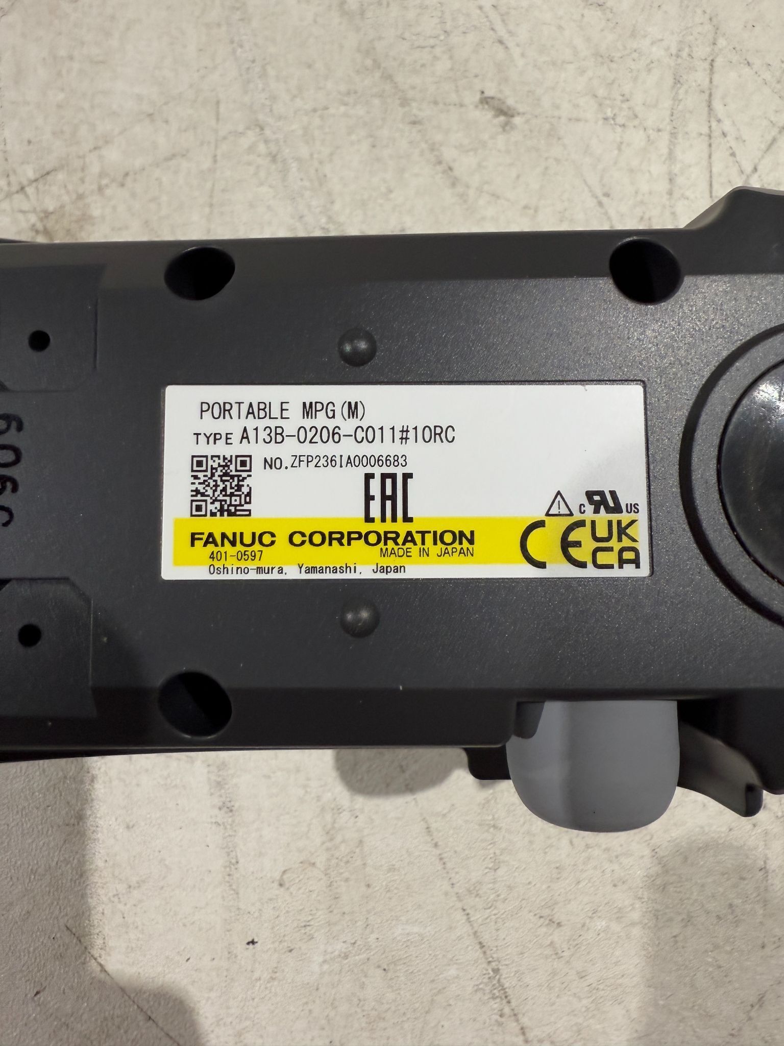 FANUC A13B-0206-C011 PORTABLE MPG NEW 2