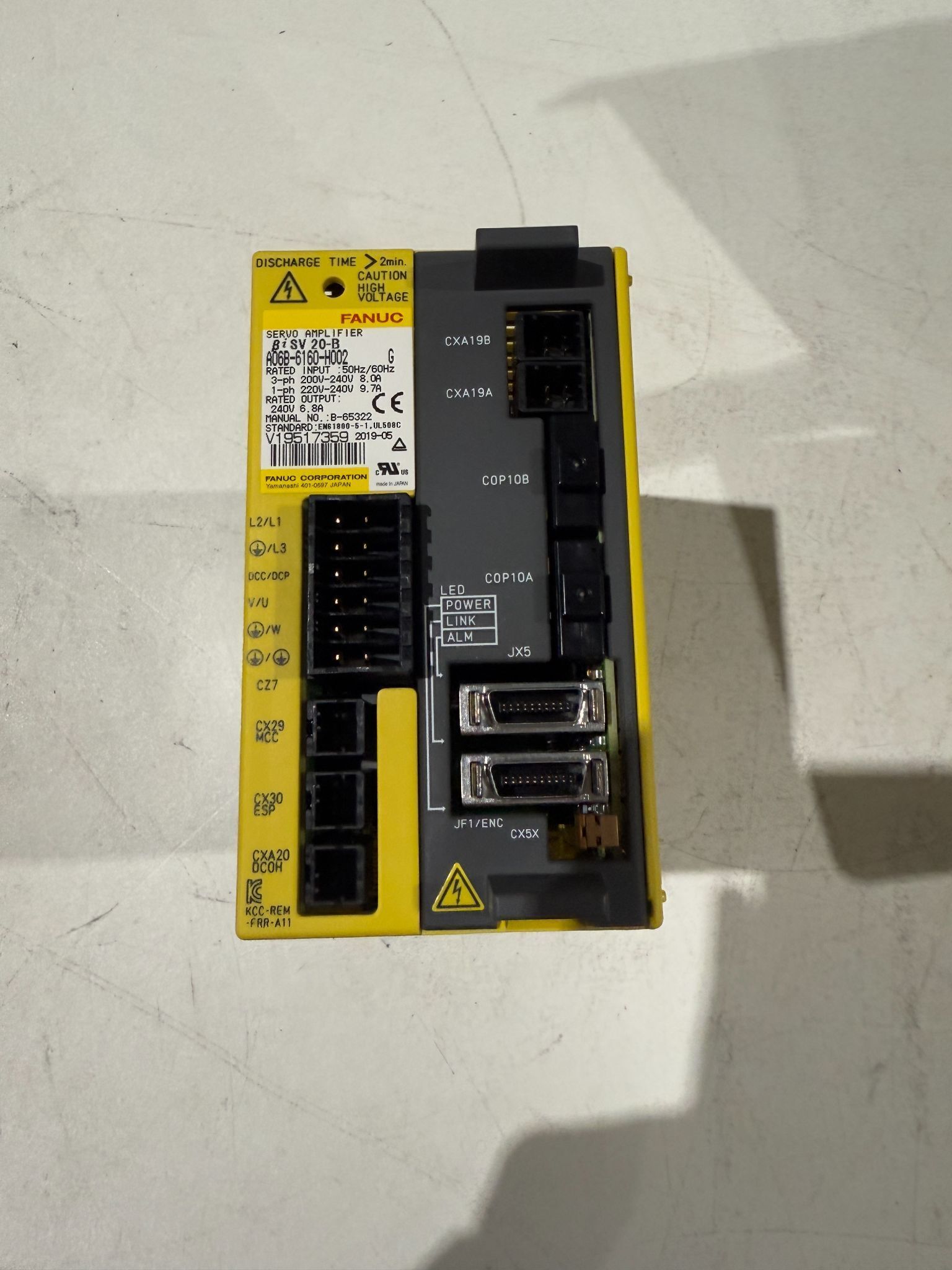 FANUC A06B-6160-H002 SERVO AMPLIFIER NEW 1