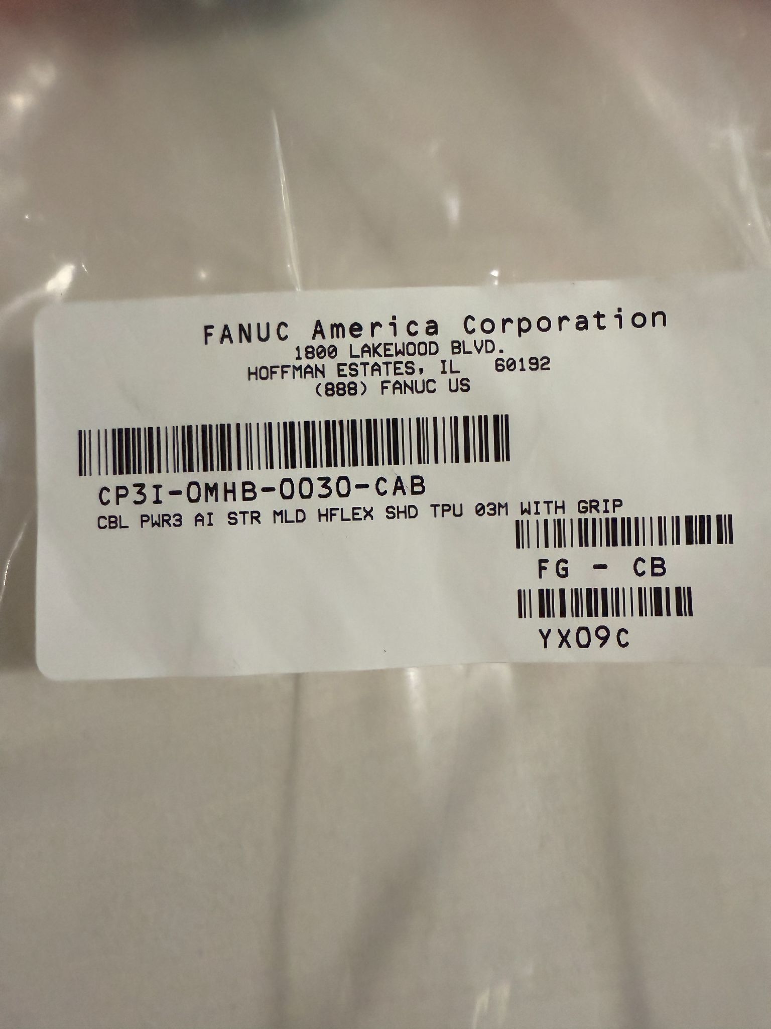 FANUC CP3I-OMHB-0030-CAB CABLES NEW 1
