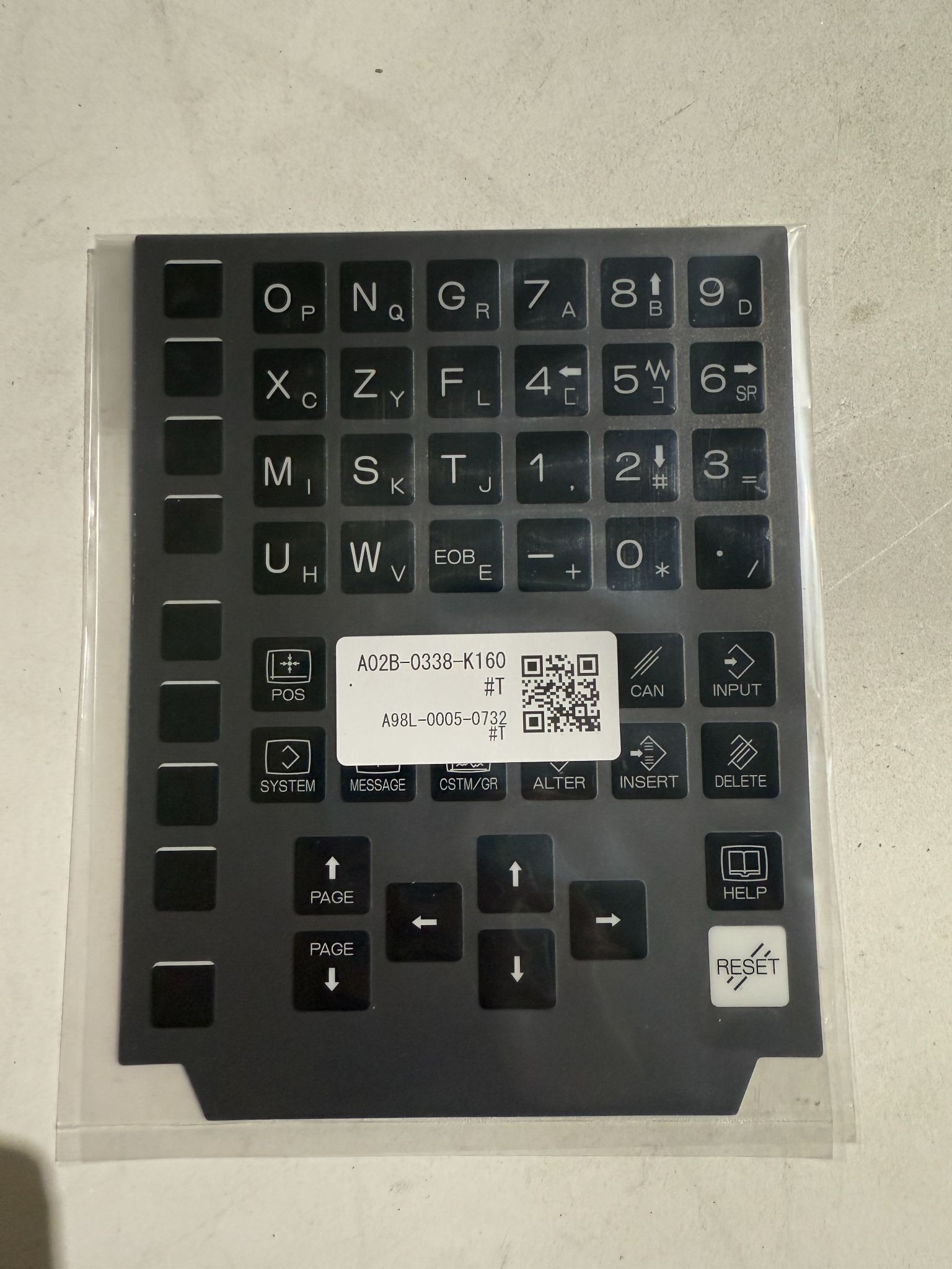 FANUC A02B-0338-K160 SYSTEM BUTTIN FILM NEW 0