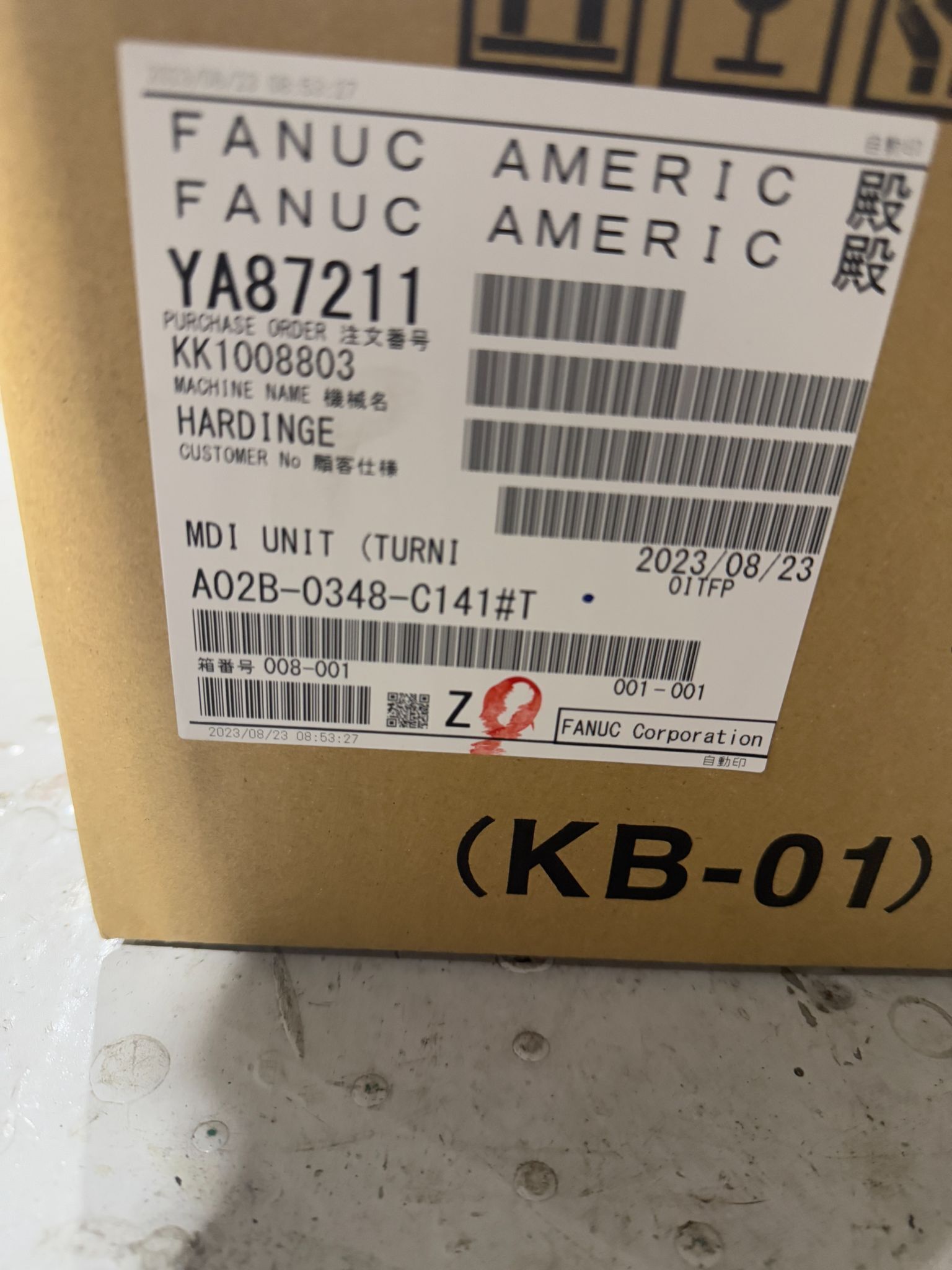 FANUC A02B-0348-C141 HMI AND INTERFACE PANELS NEW 2
