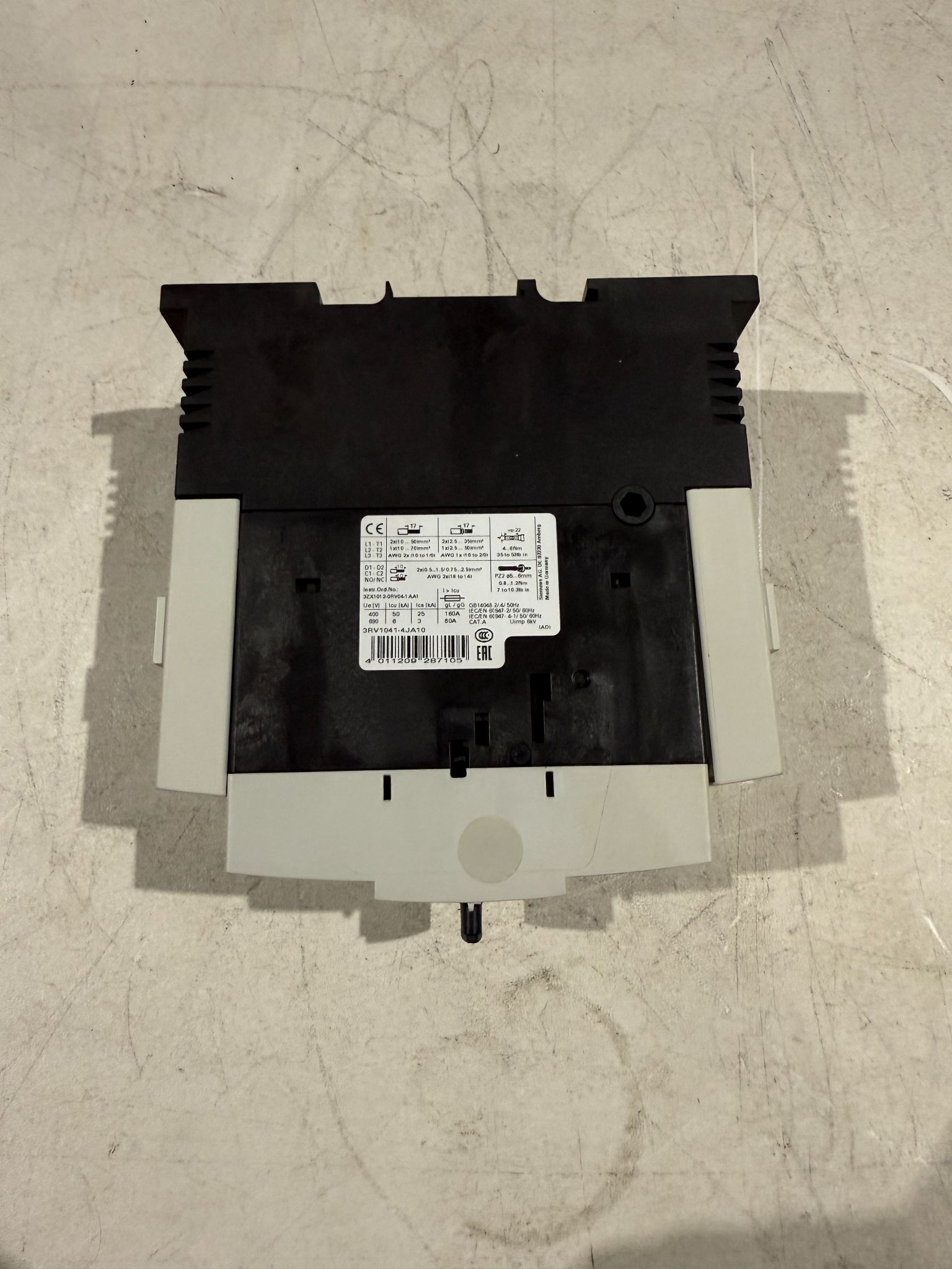 SIEMENS 3RV1041-4JA10 CIRCUIT BREAKER NEW WITH BOX 2
