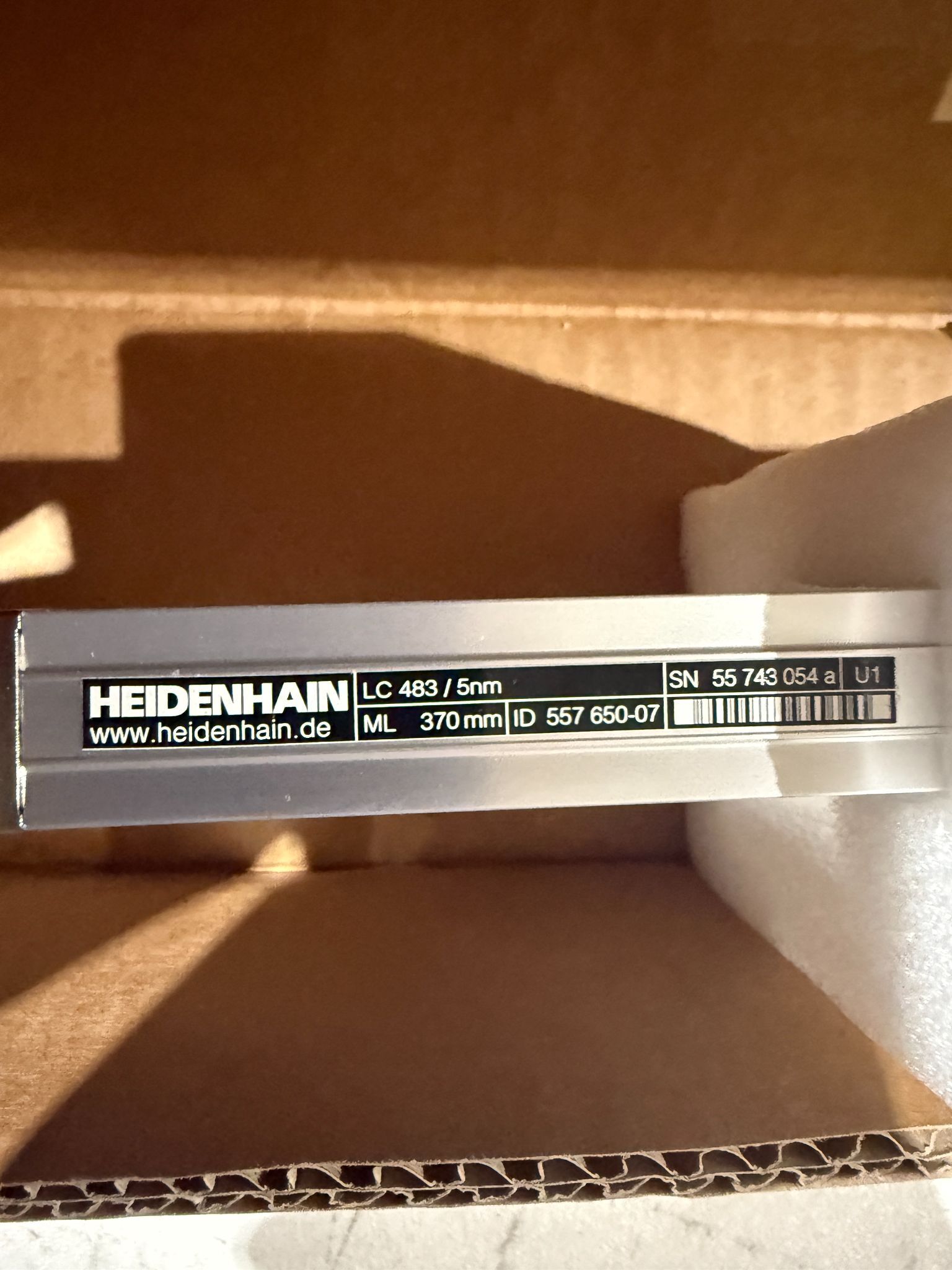HEIDENHAIN LC483/5NM LINEAR ENCODER NEW WITH BOX 3
