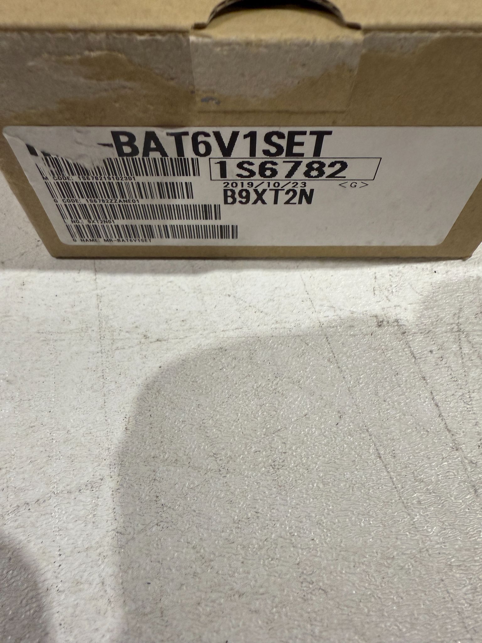 MITSUBISHI MR-BAT6V1SET REPAIRABLE BATTERY NEW IN BOX 1