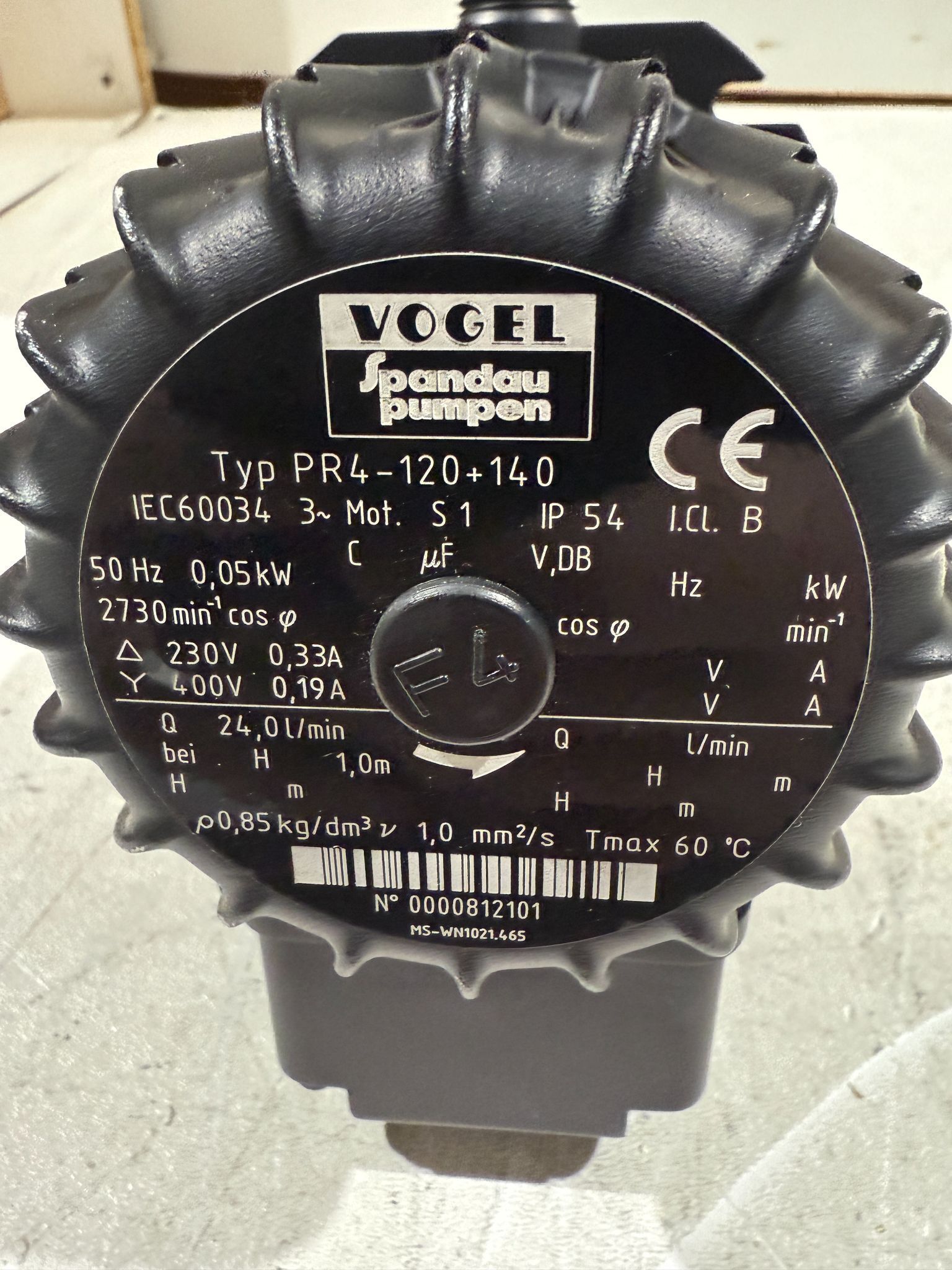 VOGEL PR4-120+140 IMMERSIBLE PUMP NEW NO BOX 3