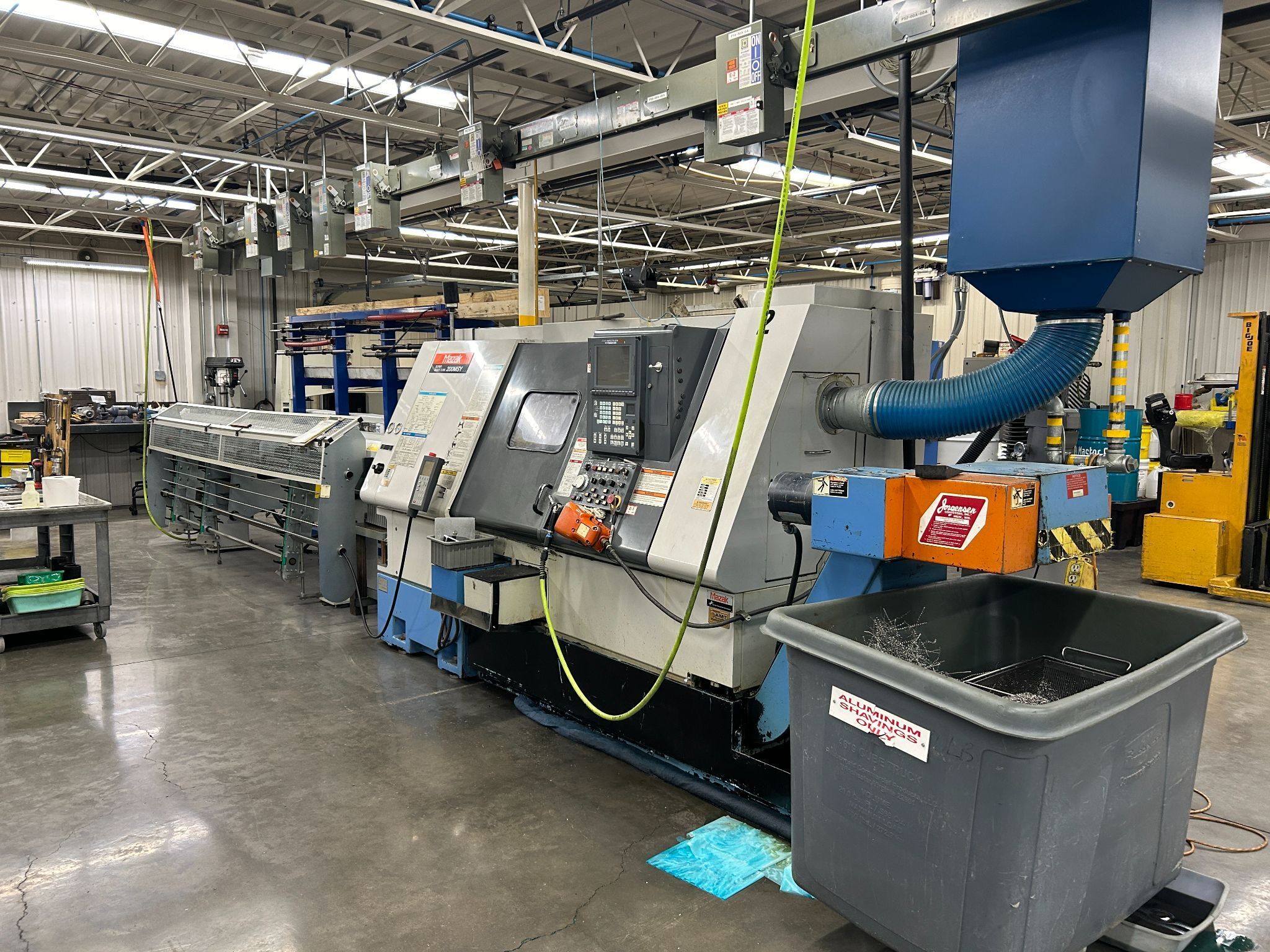 2000 Mazak SQT-200MSY CNC Lathe with Bar Feeder 0
