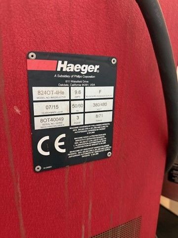 HAEGER 824-OT-4He INSERTION MACHINE USED GREAT CONDITION 1