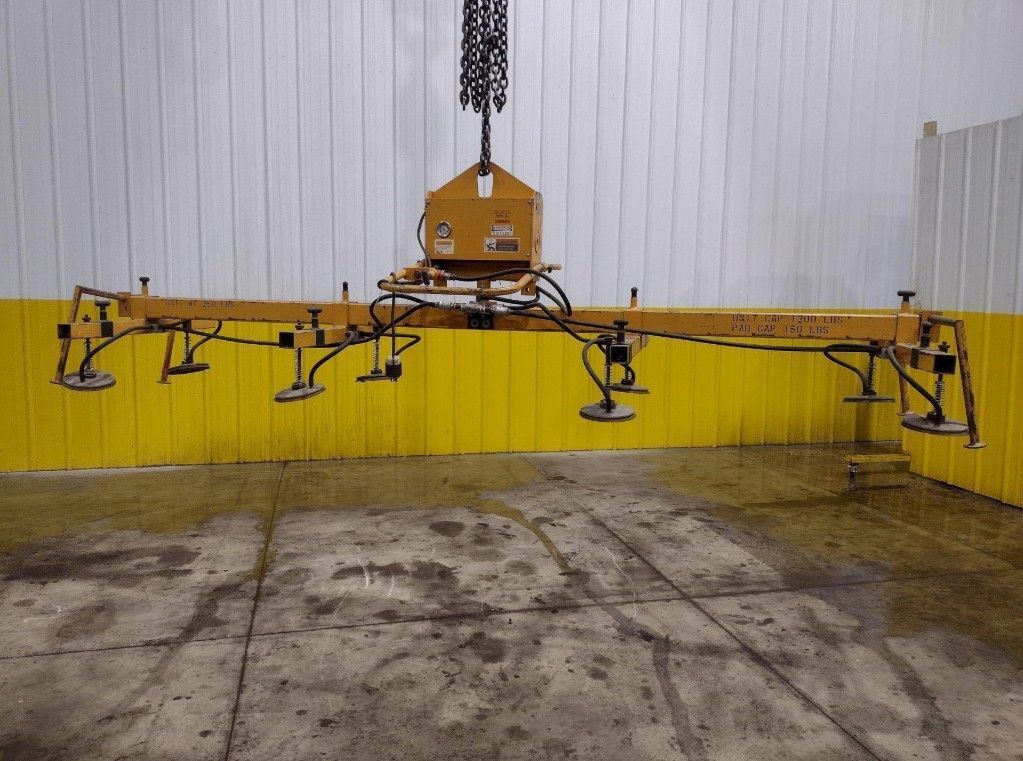 1200 LBS ANVER MODEL #FE12S61003 VACUUM SHEET LIFTER 0