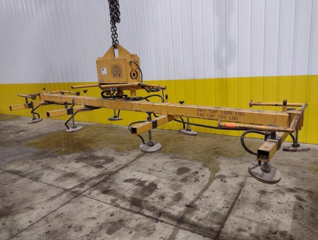 1200 LBS ANVER MODEL #FE12S61003 VACUUM SHEET LIFTER 14