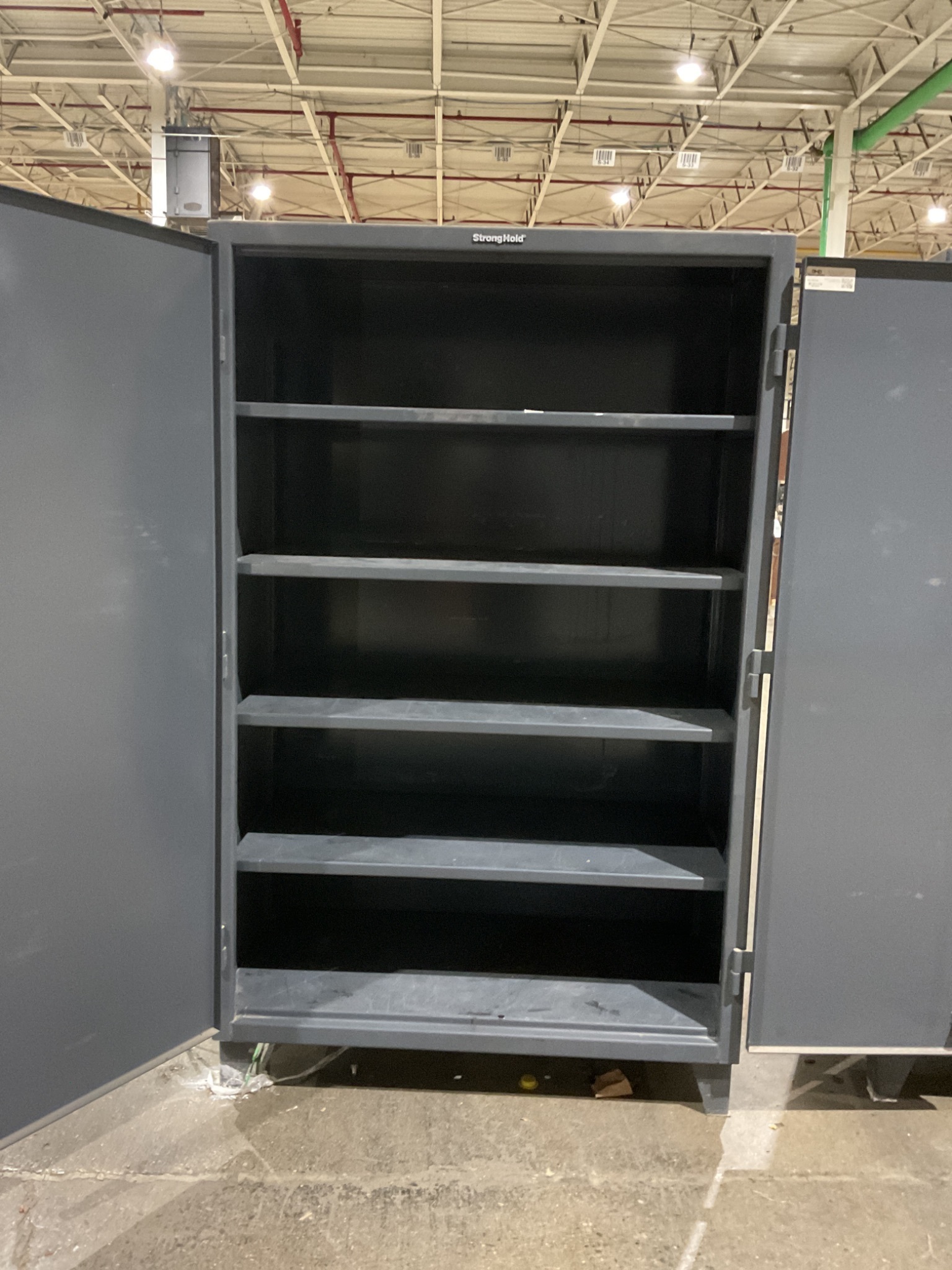 STRONG HOLD CABINET 5 SHELF 46-244 USED 24 x 48 x 78 1