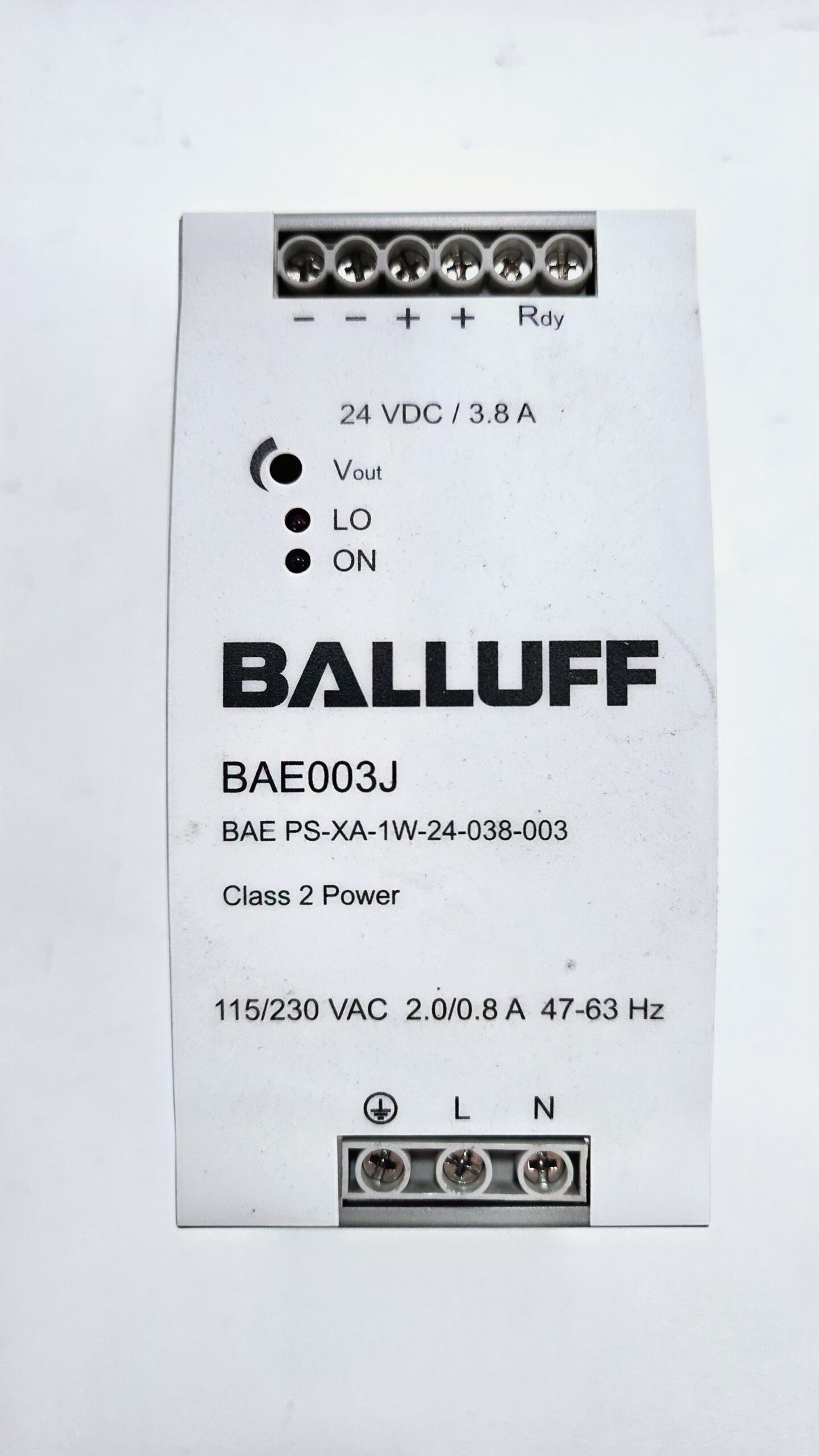 BALLUFF BAE-PS-XA-1W-24-038-003 Power Supply USED 1