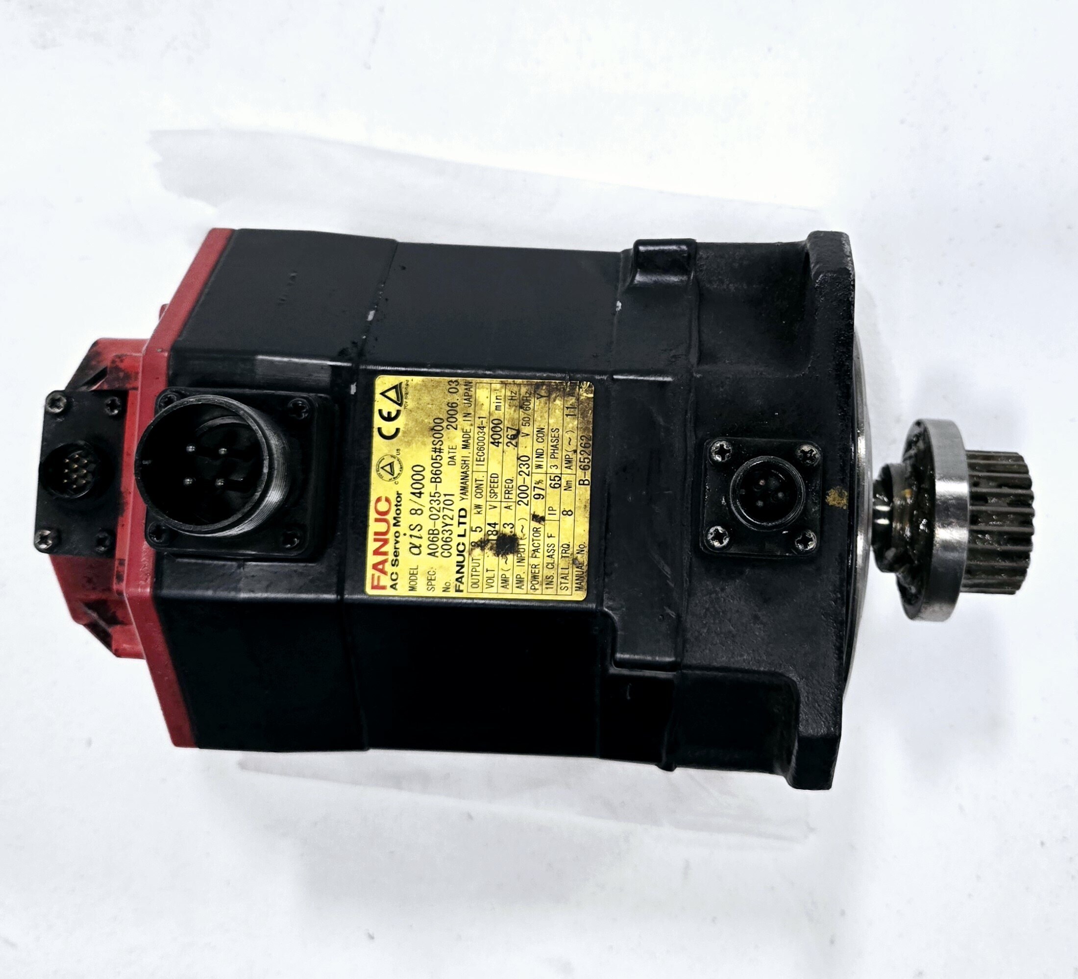 FANUC A06B-0235-B605#S000 Servo Motor USED 1