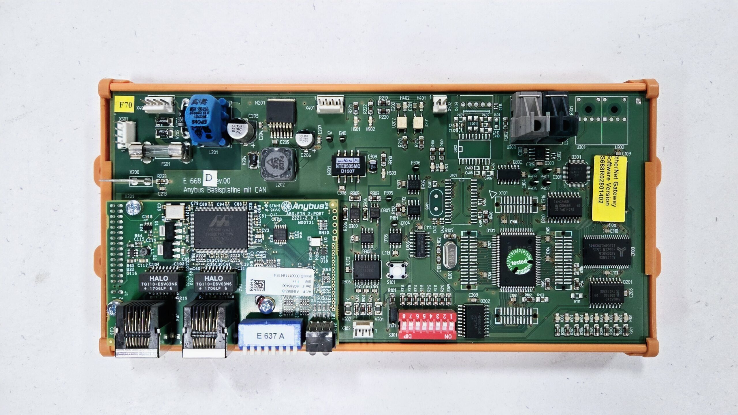 ANYBUS E668D CIRCUT BOARD USED 0