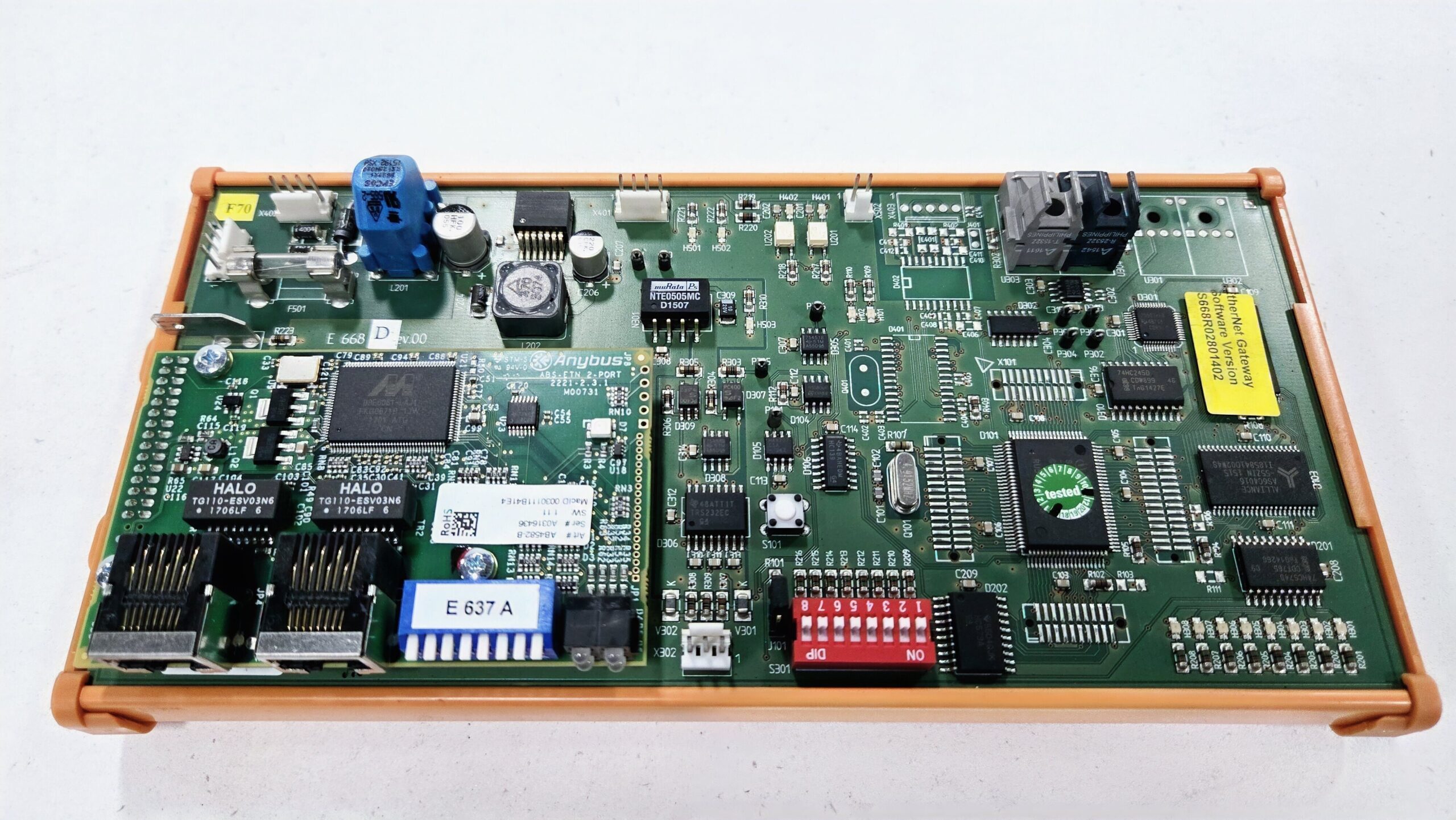 ANYBUS E668D CIRCUT BOARD USED 1