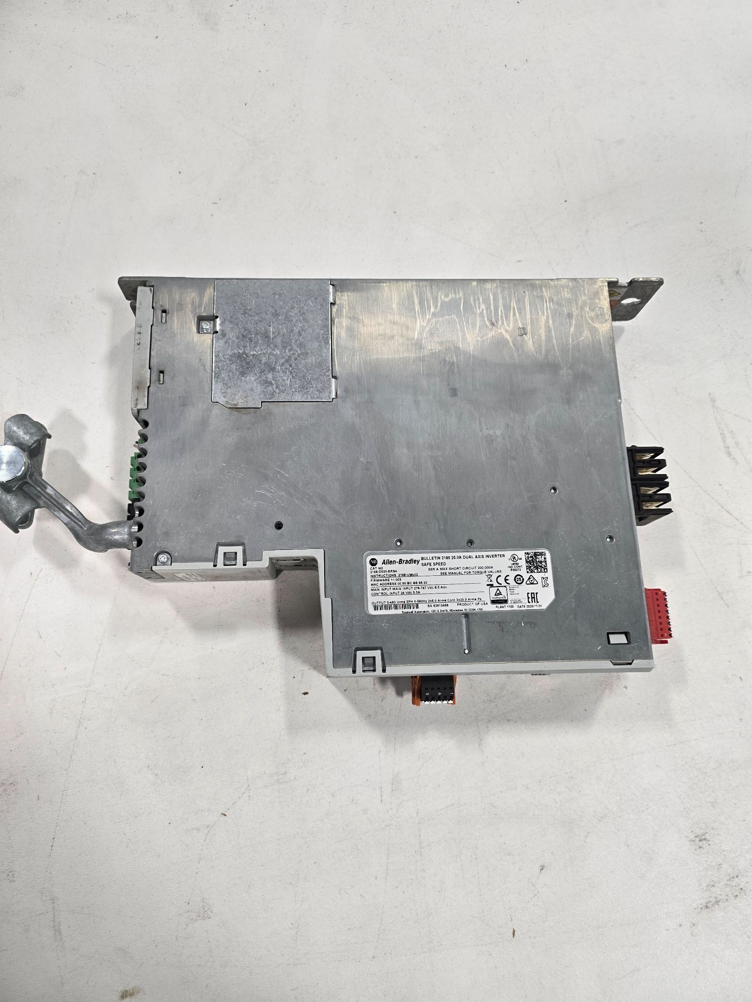 ALLEN BRADLEY KIETIX 5700 2198-D020-ERS4 DUAL AXIS INVERTER USED 4