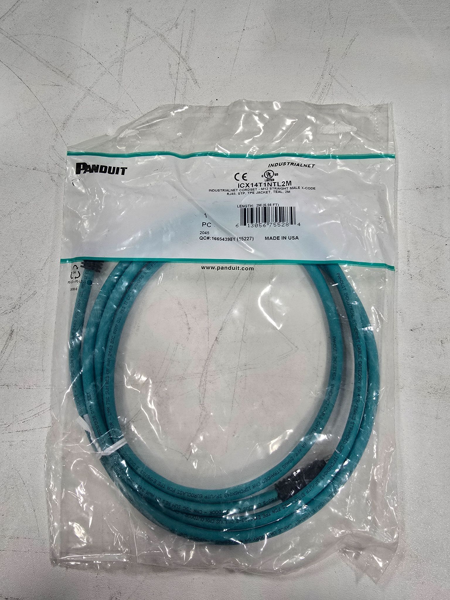 PANDUIT ICX14T1NTL2M ETHERNET CORD NEW 0