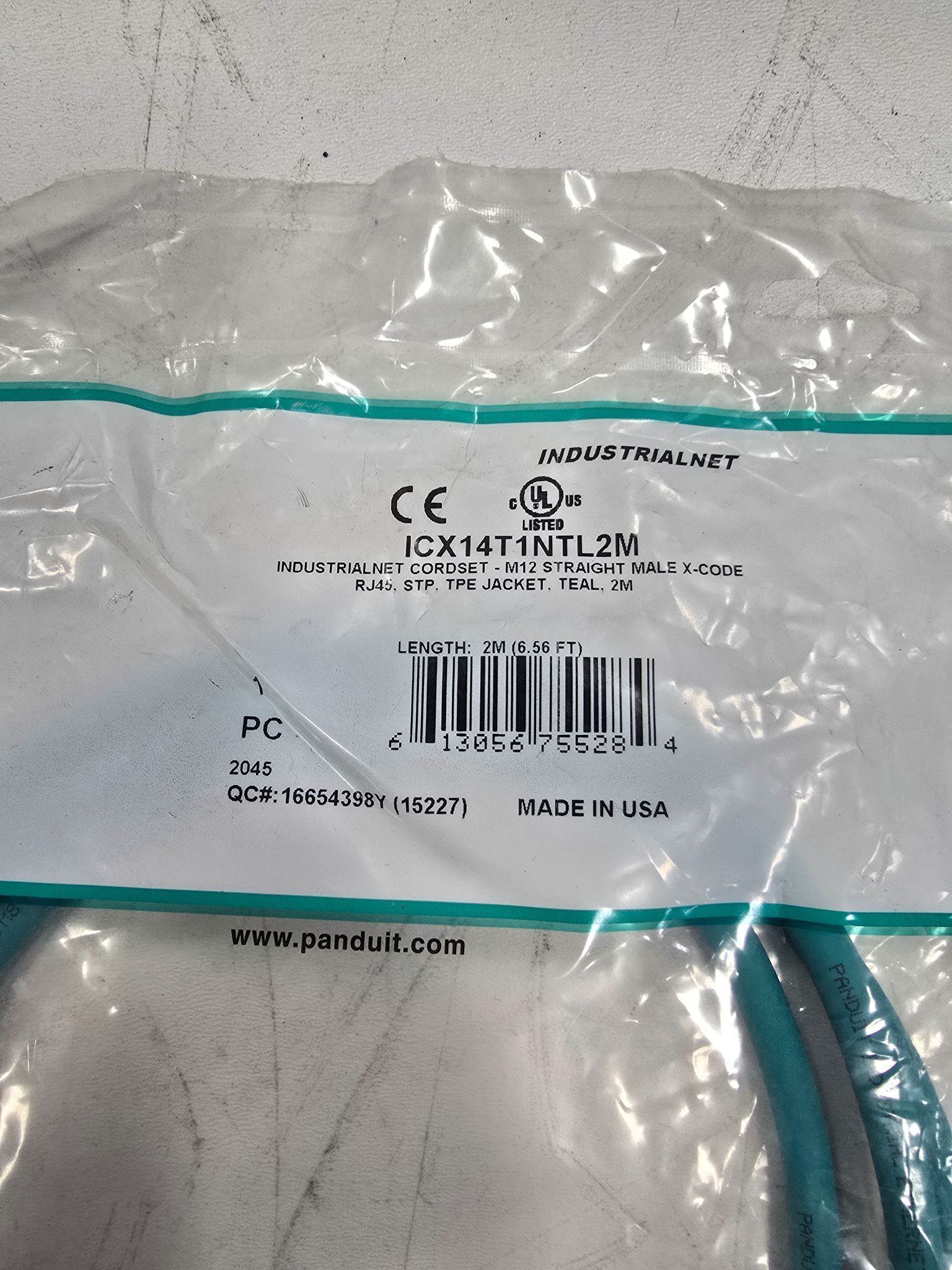 PANDUIT ICX14T1NTL2M ETHERNET CORD NEW 1
