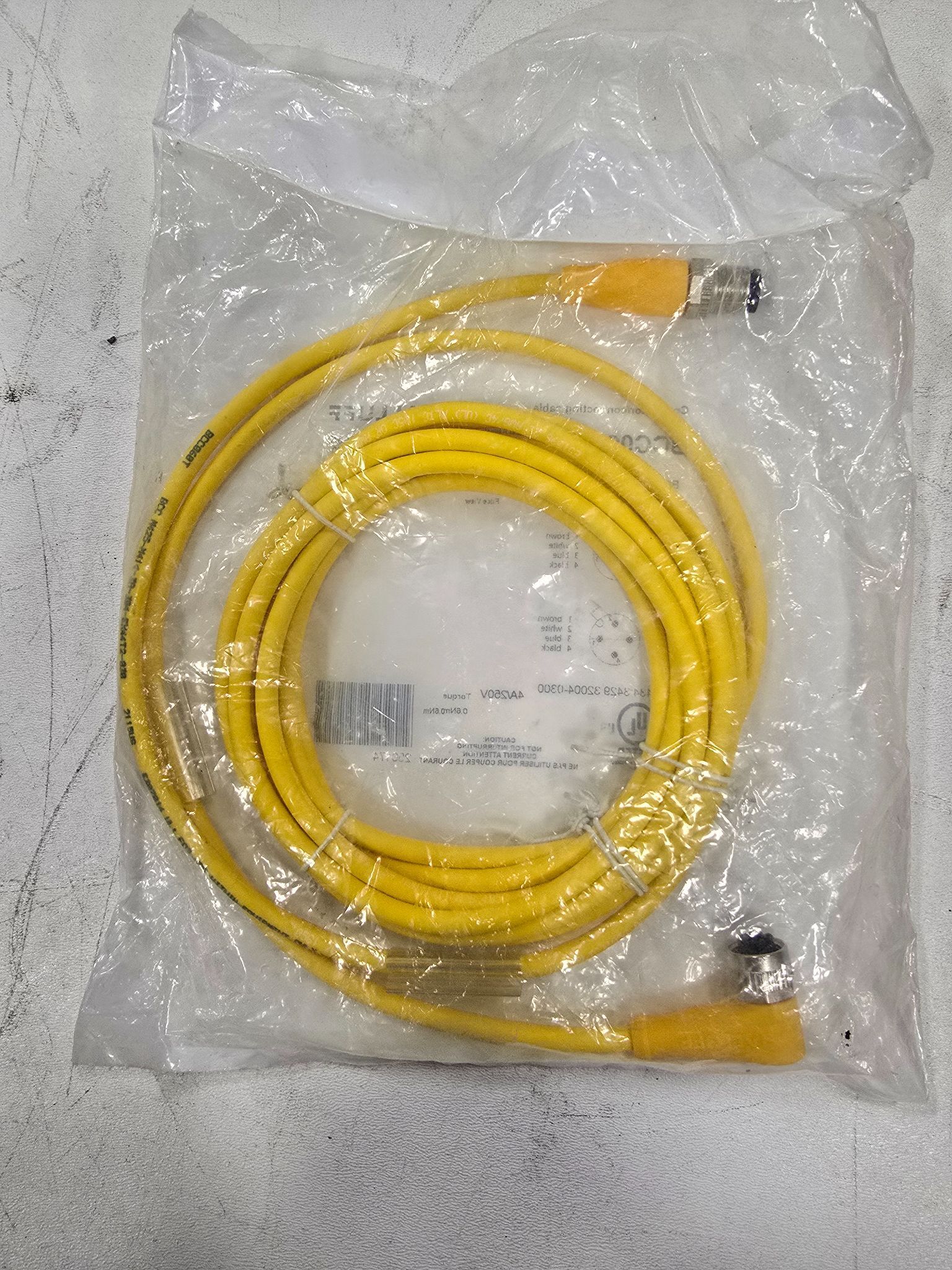 BALLUFF BCC-M425-M414-3A-304-EX44T2-030 SENSOR CABLE NEW 2